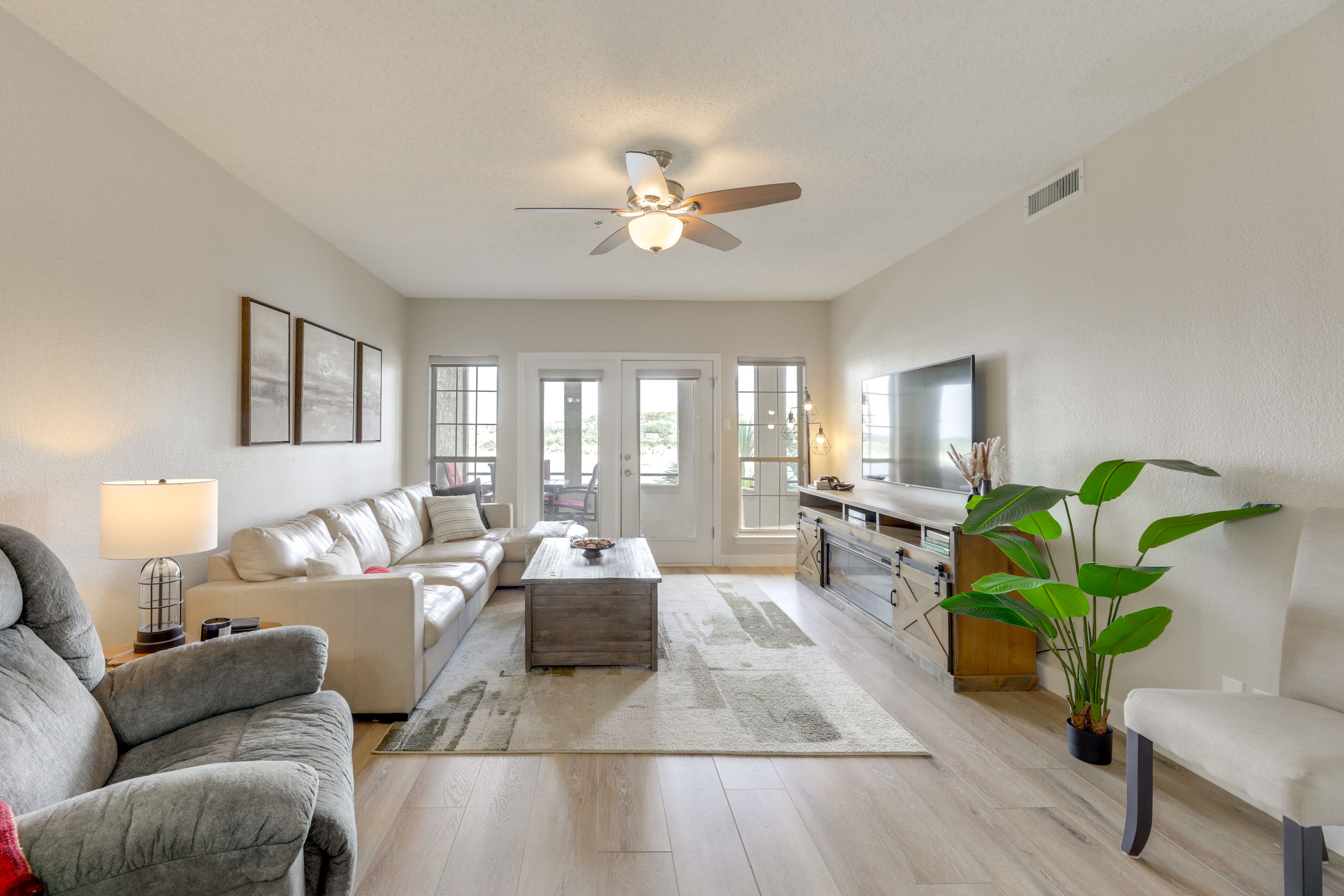 Property Interior | Single-Story Condo | Free WiFi | Central A/C & Heating