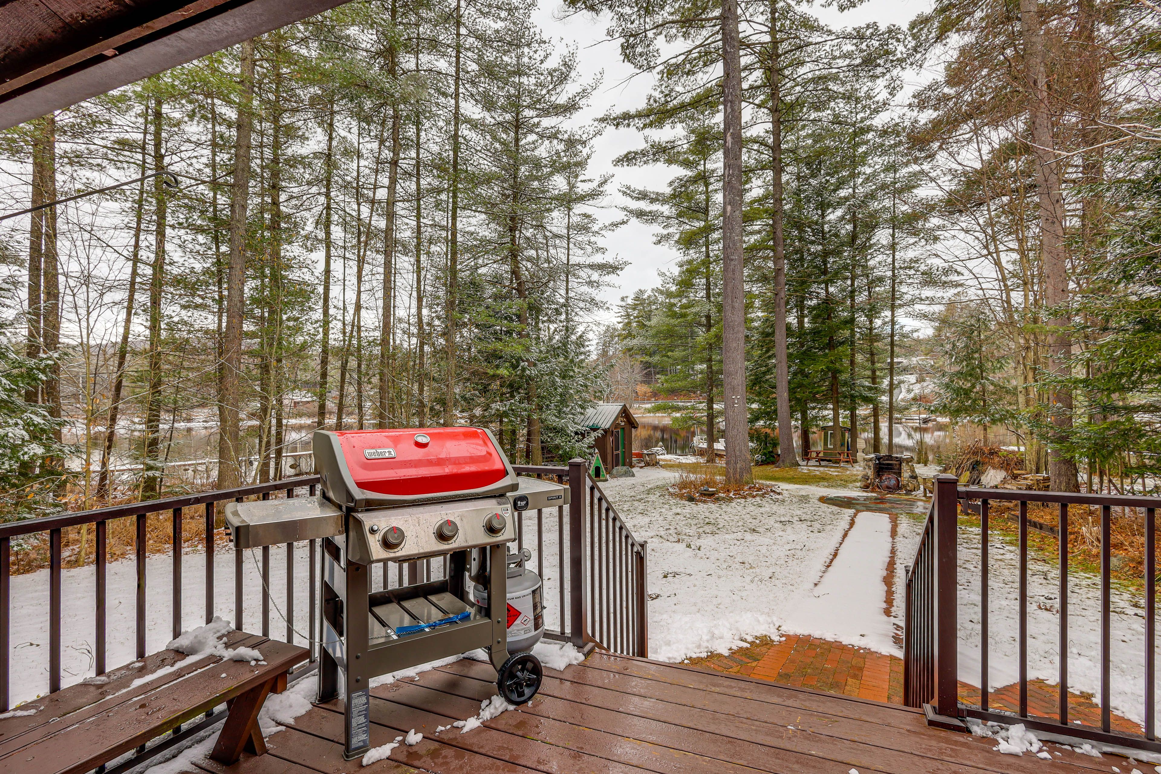 Covered Deck | Gas Grill