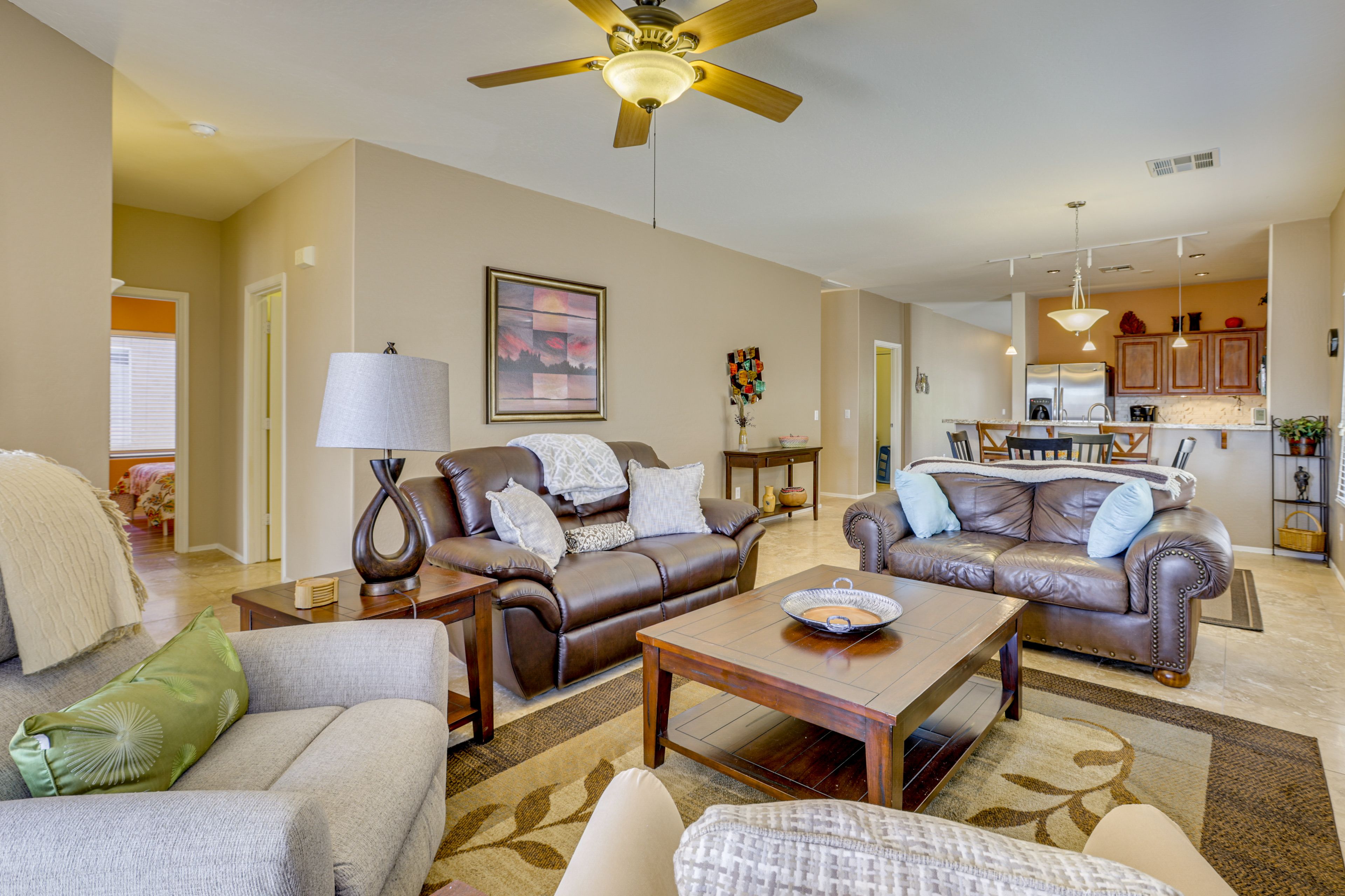 Living Room | Full Kitchen