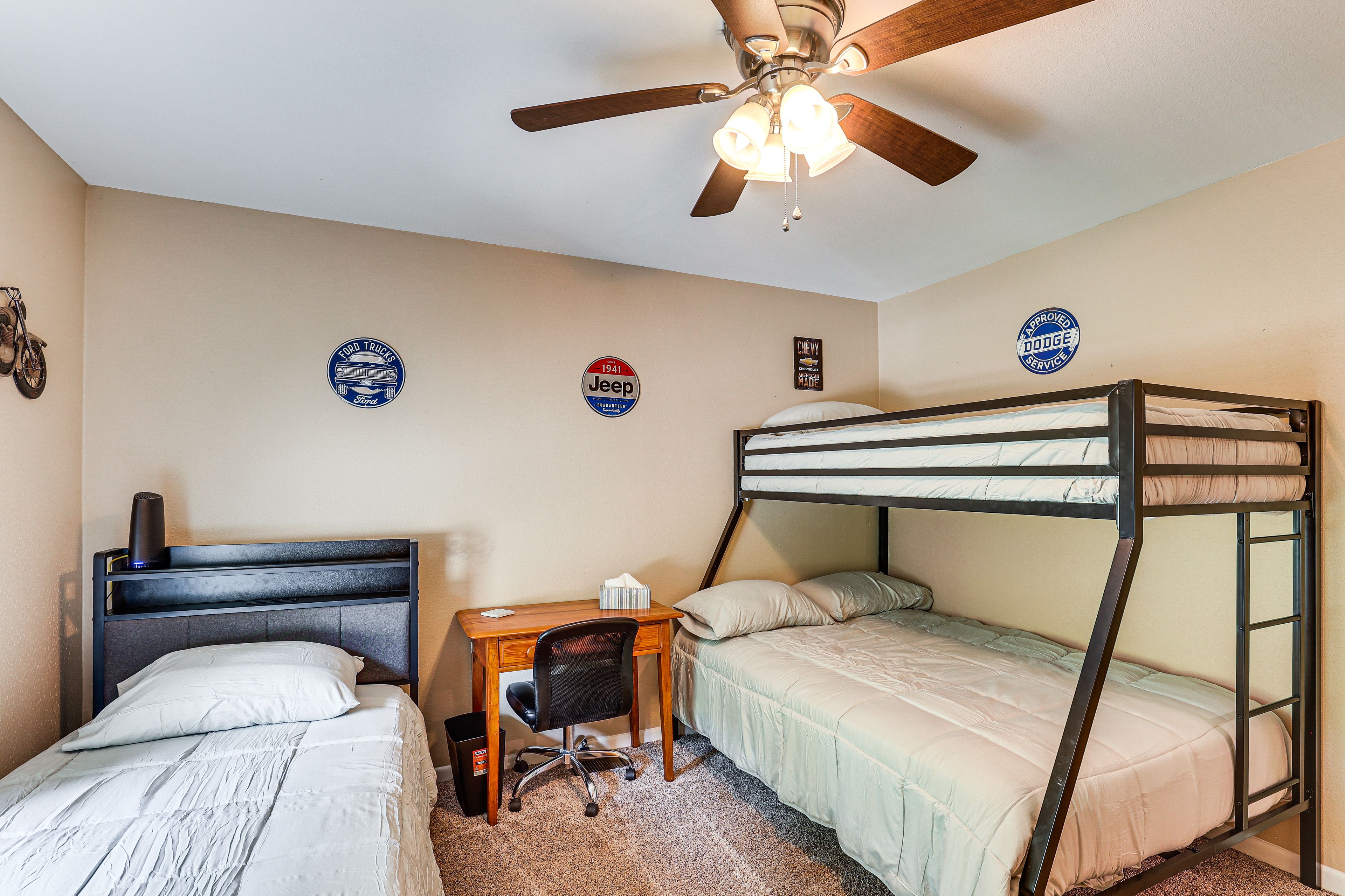 Bedroom 3 | Twin/Full Bunk Bed | Twin Bed | 2nd Floor