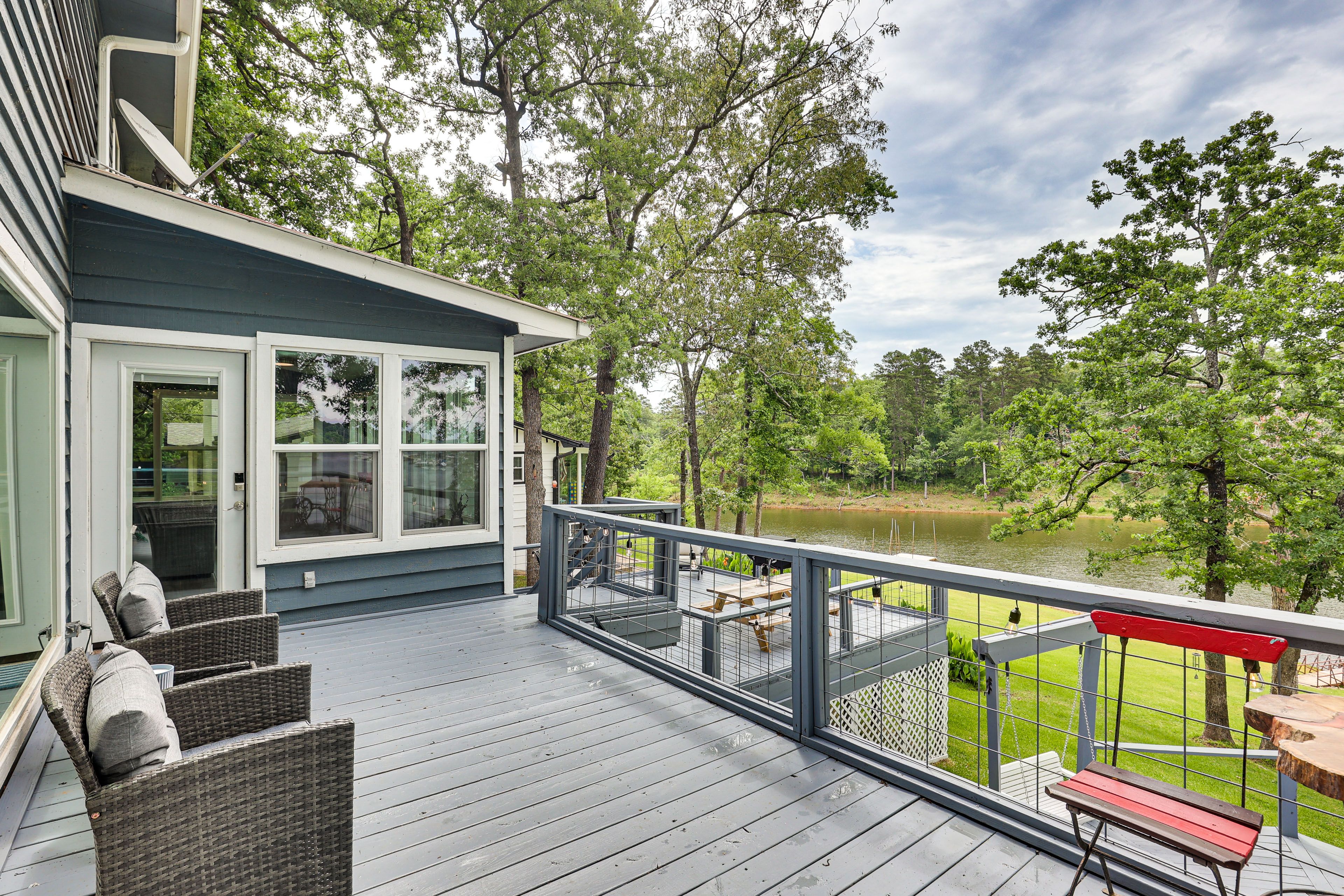 Upper & Lower Decks | Lake Views | Outdoor Dining & Seating