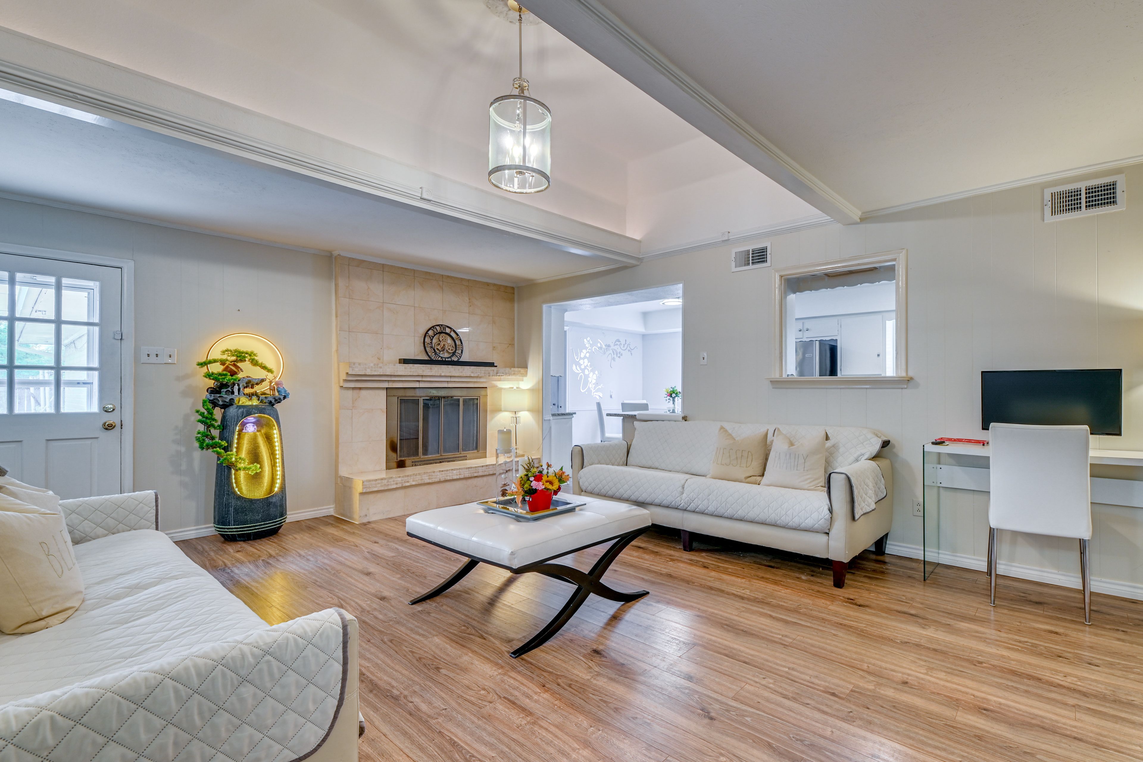 Family Room with intimate seating