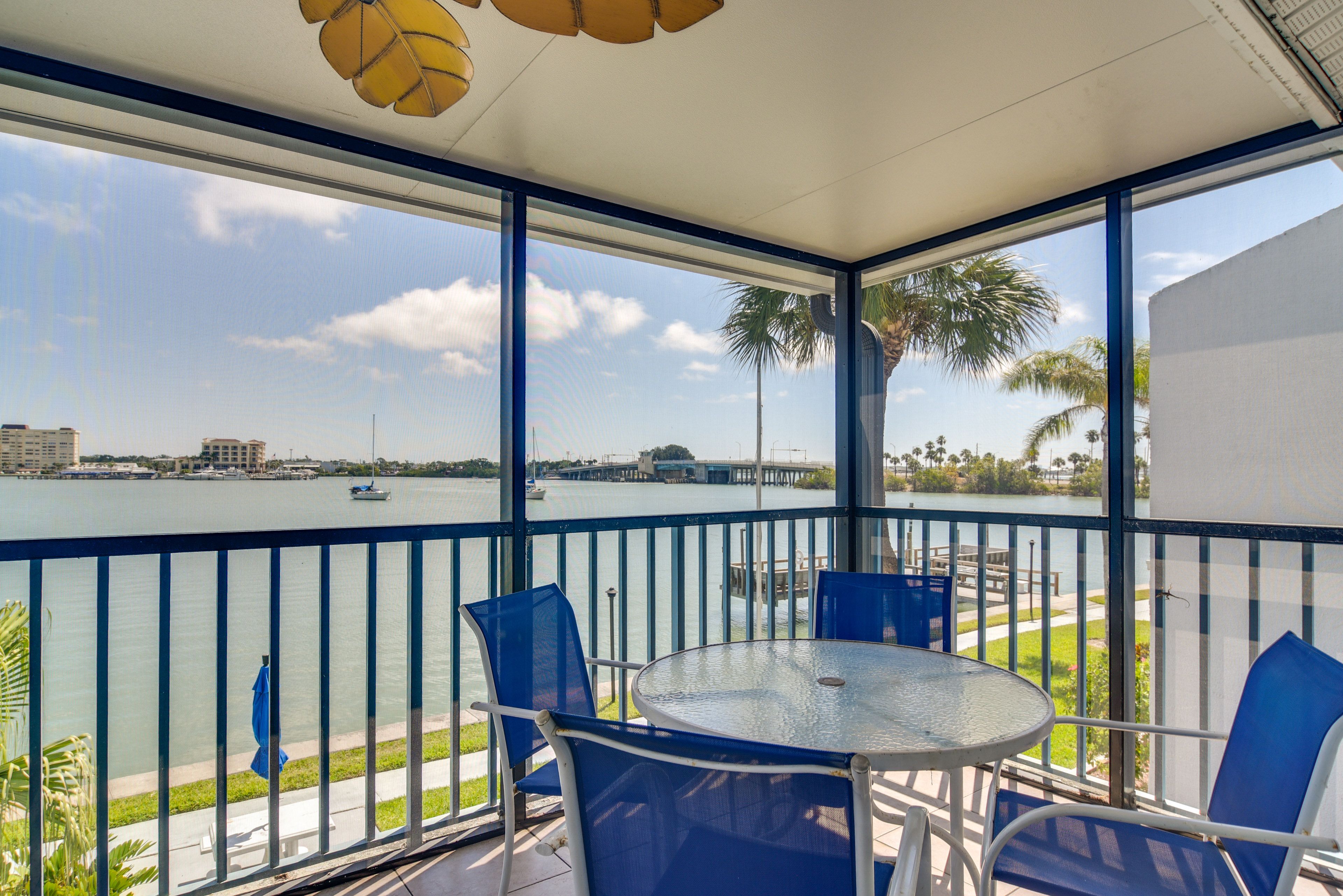 Madeira Beach Vacation Rental | 2BR | 2BA | 1,260 Sq Ft | Staircase to Enter