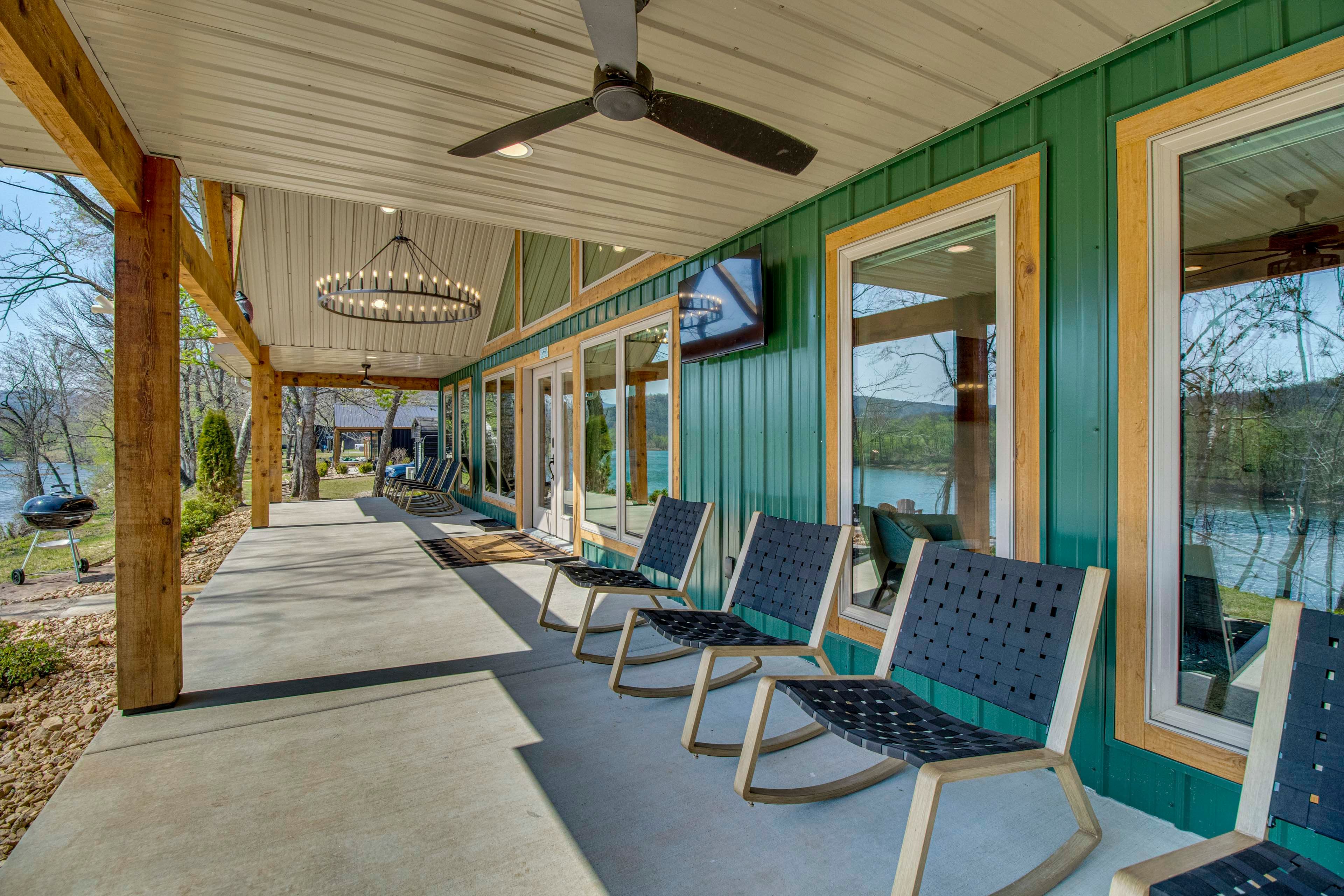 Covered Deck | Outdoor Seating | River Views