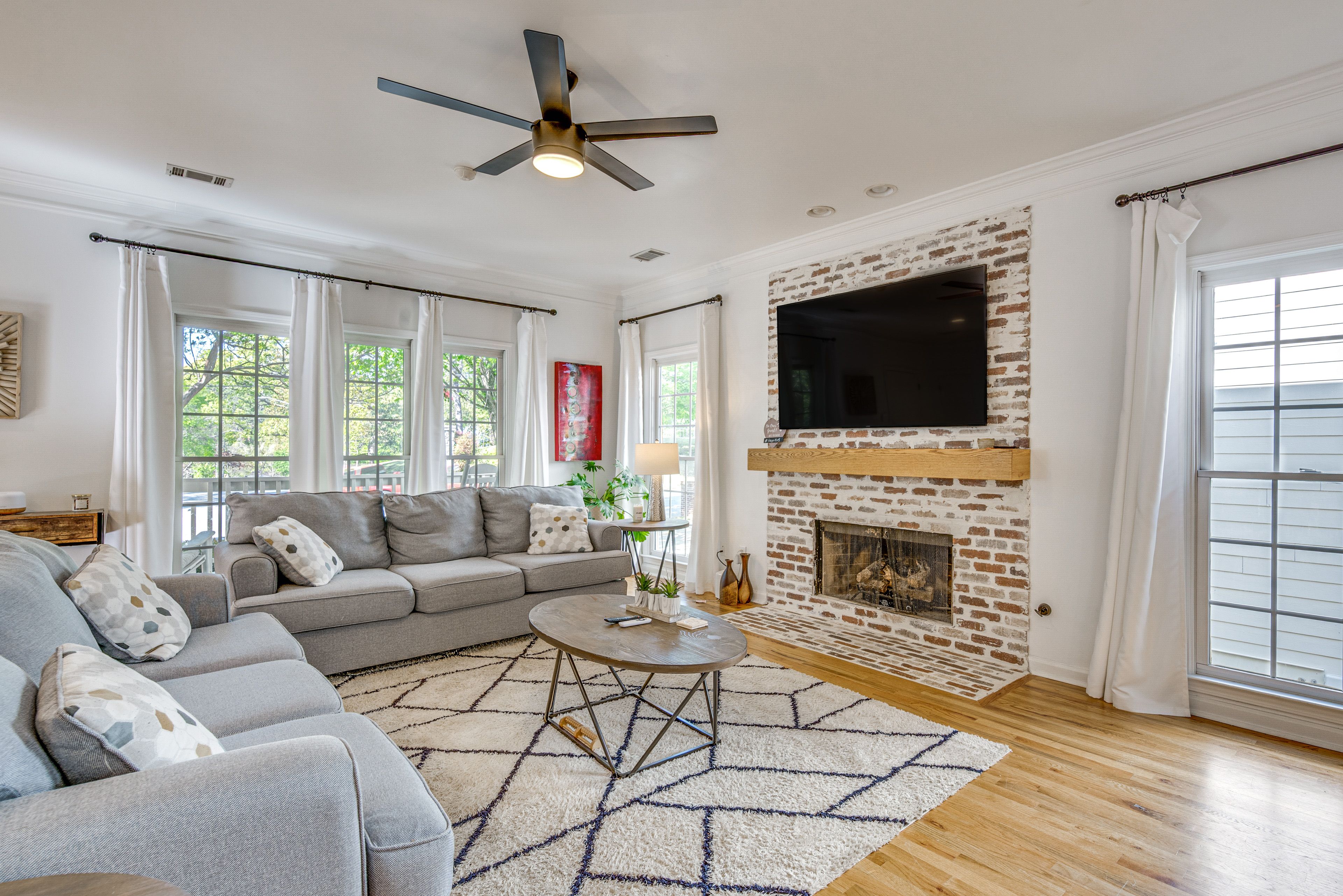 Living Area | Full Sleeper Sofa | 1st Floor