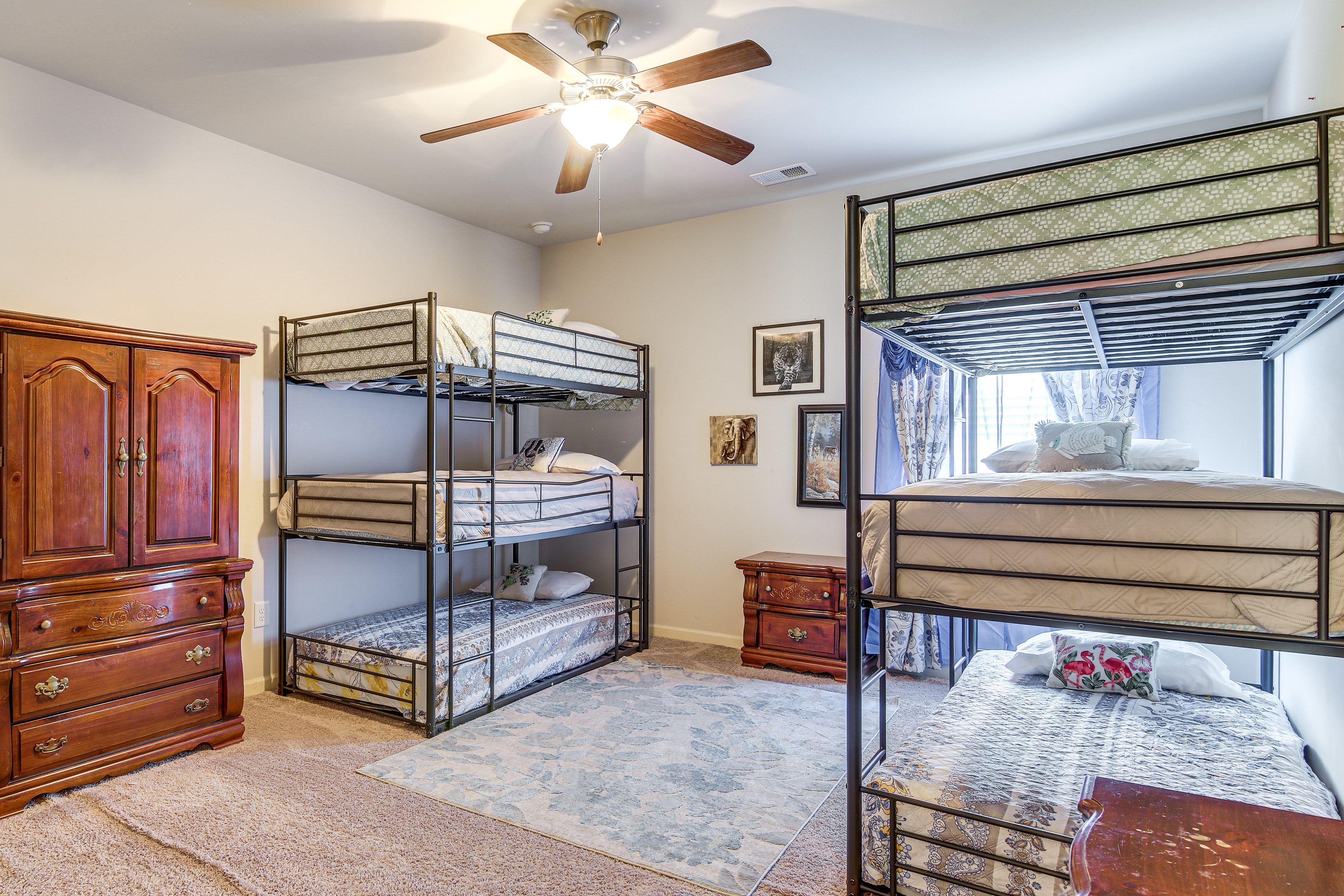 Bedroom 3 | 2 Triple Twin Bunk Beds | Smart TV | 2nd Floor