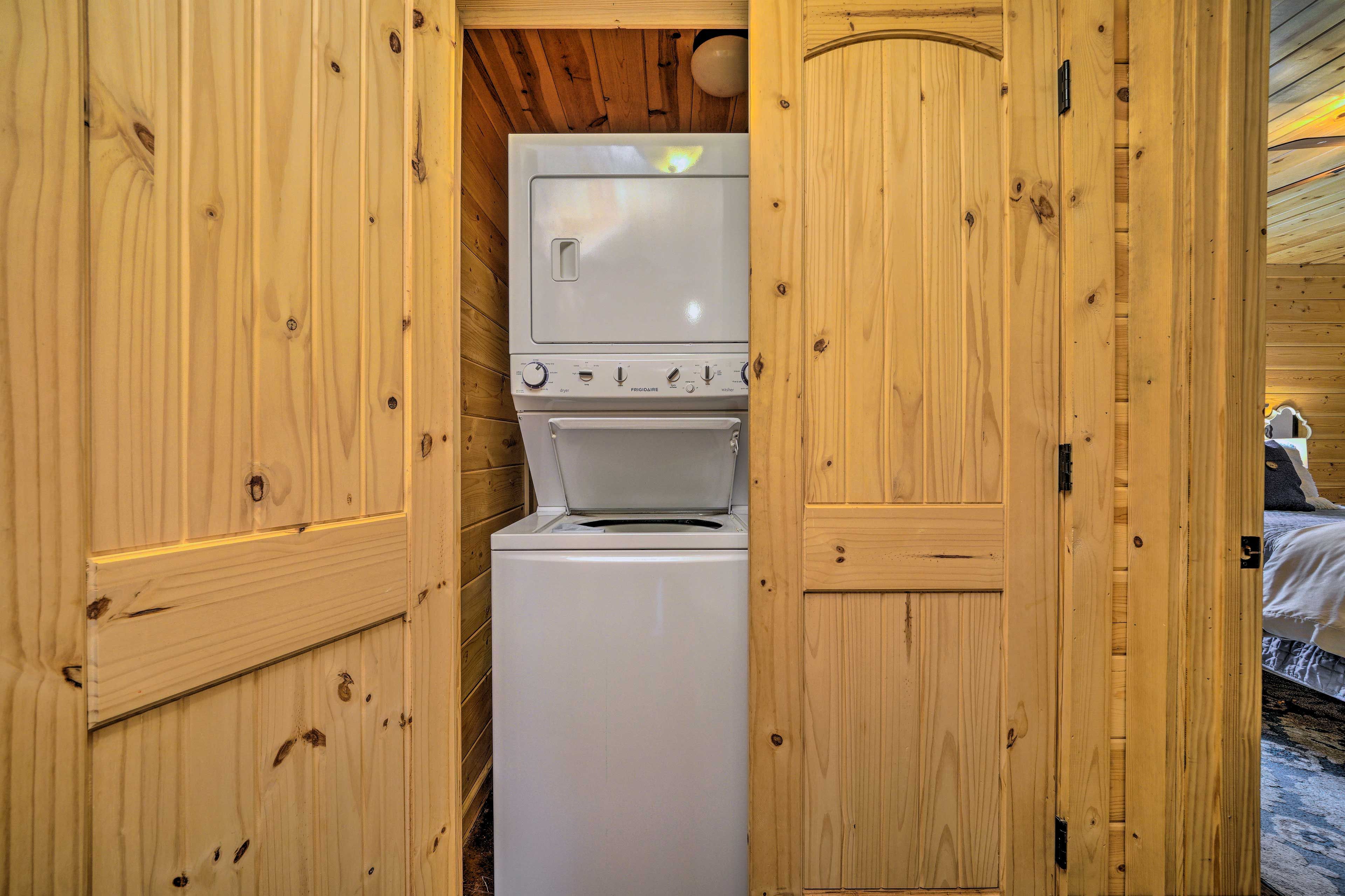 In-Unit Laundry | Cabin 1 | 1st Floor
