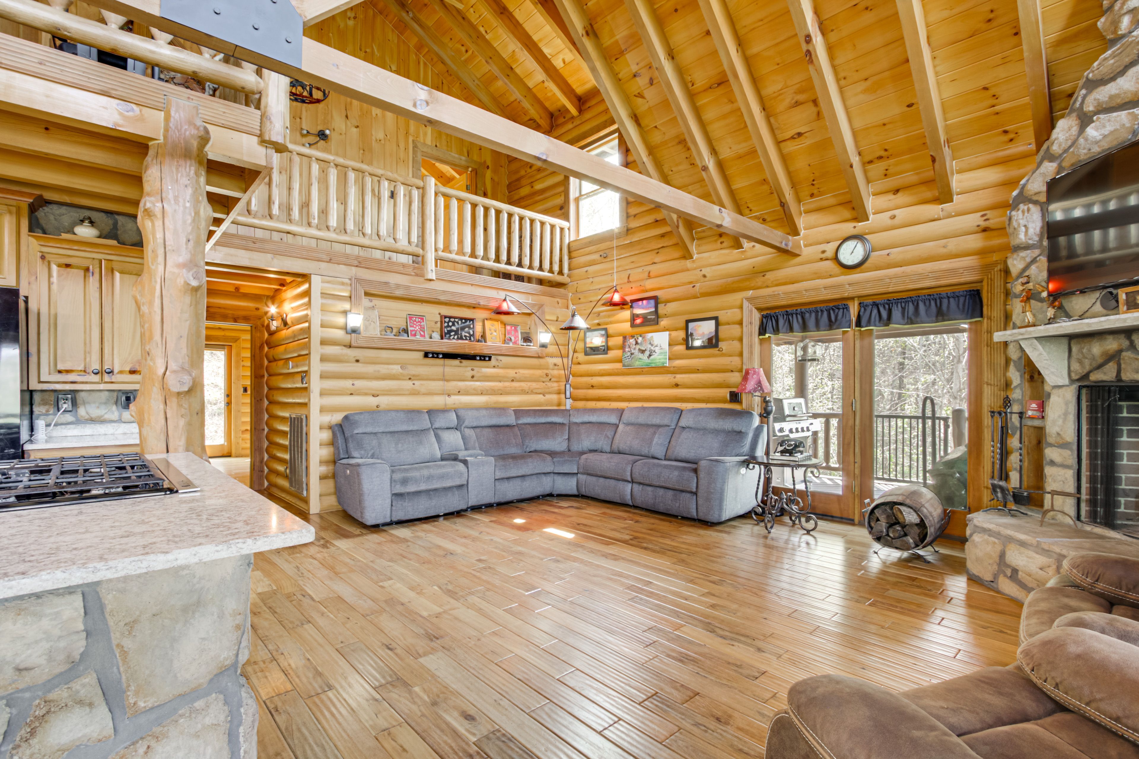 Living Room | Fireplace | Smart TV | Main Level