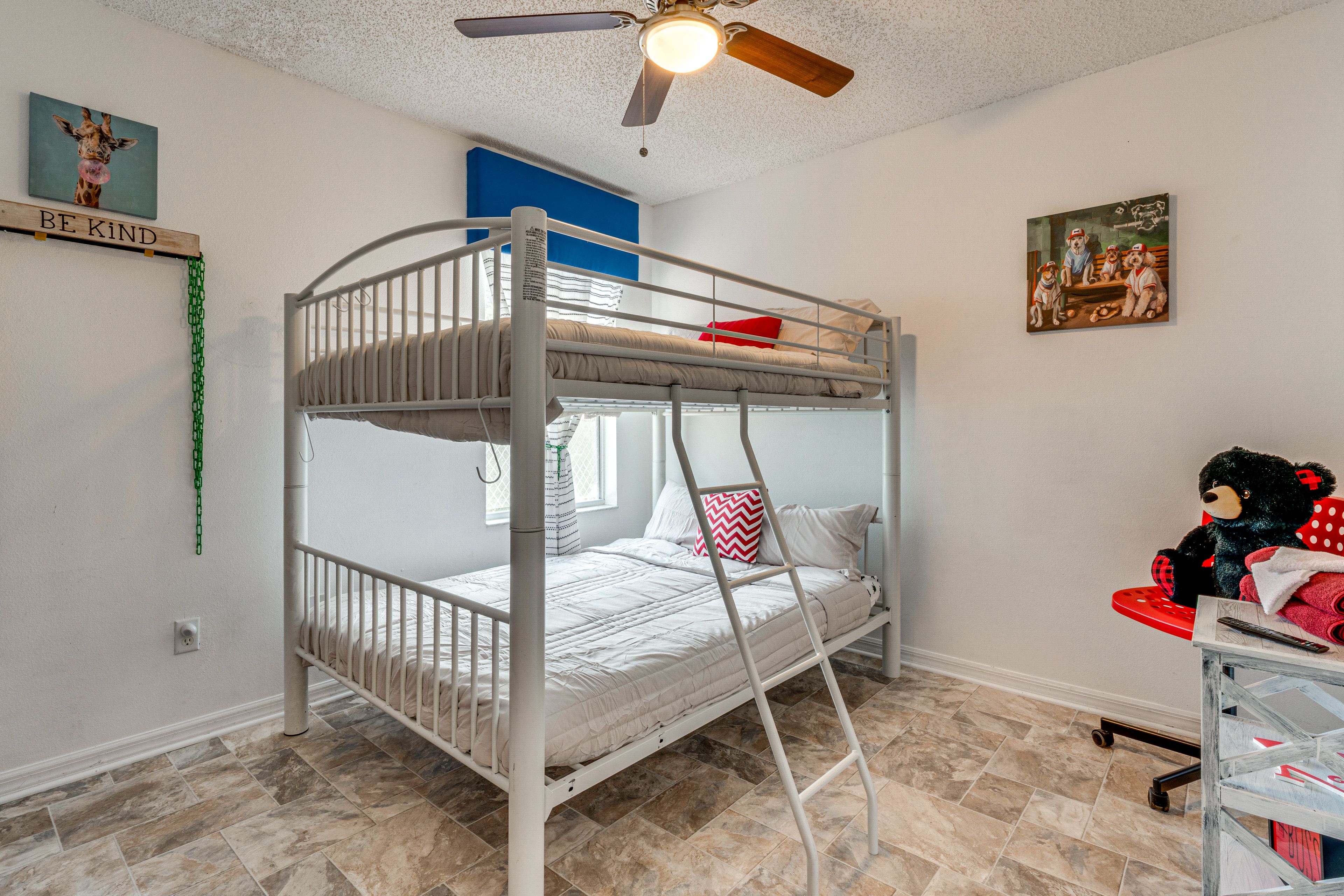 Bedroom 5 | Twin Bunk Bed | Smart TV | 2nd Floor