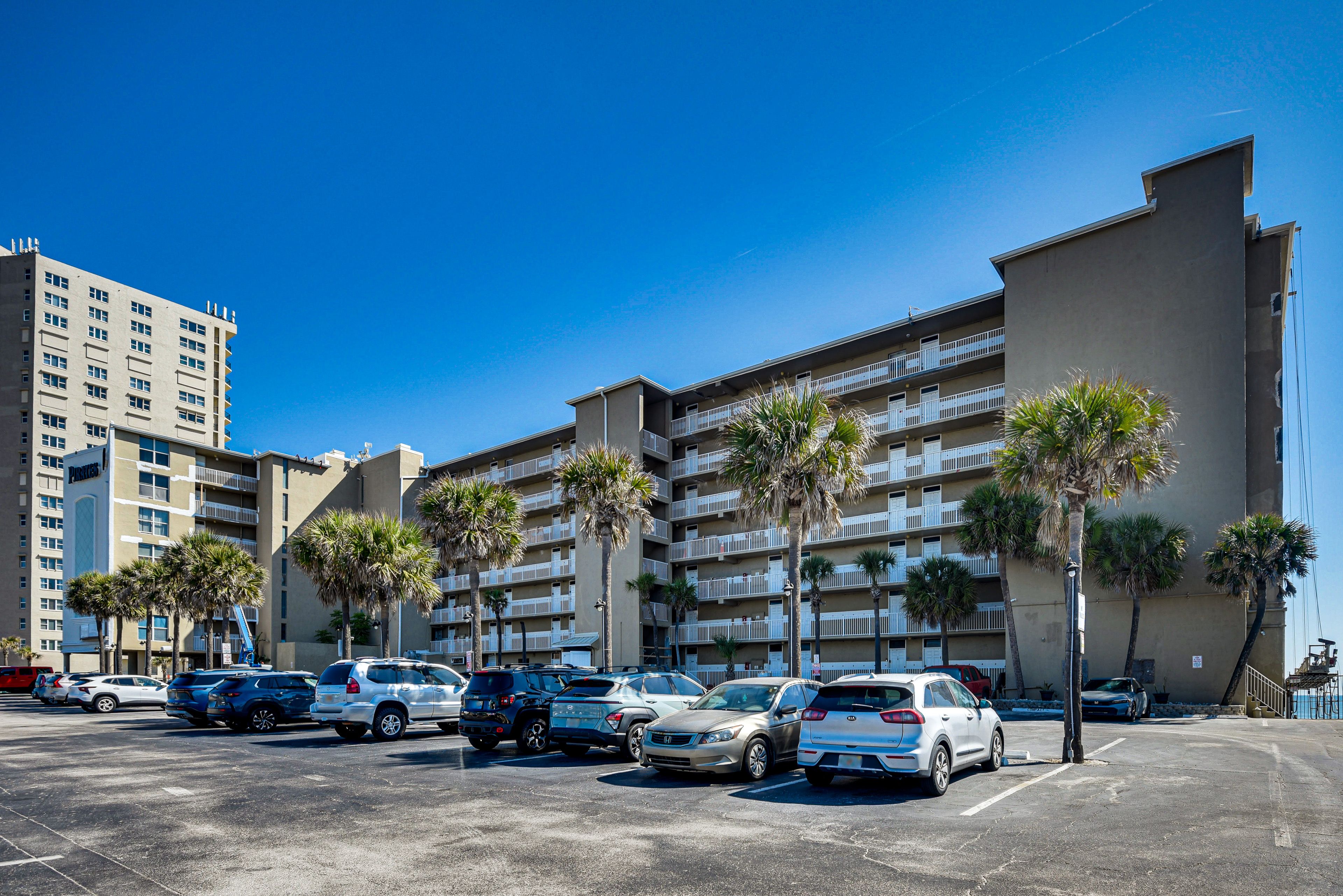 Community Parking Lot | 2 Vehicles | First-Come, First-Served
