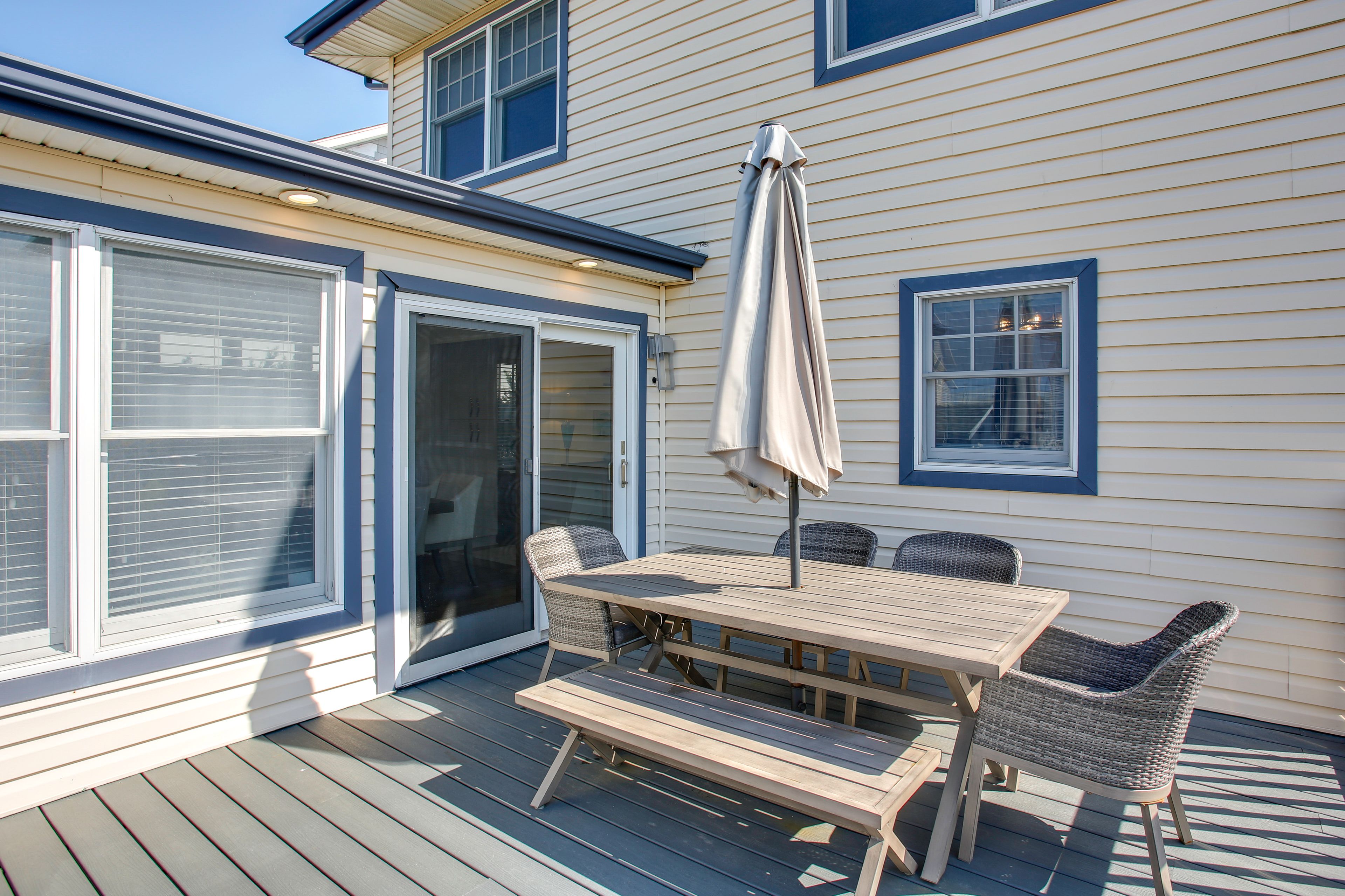 Private Yard | Deck w/ Seating | Gas Fire Pit