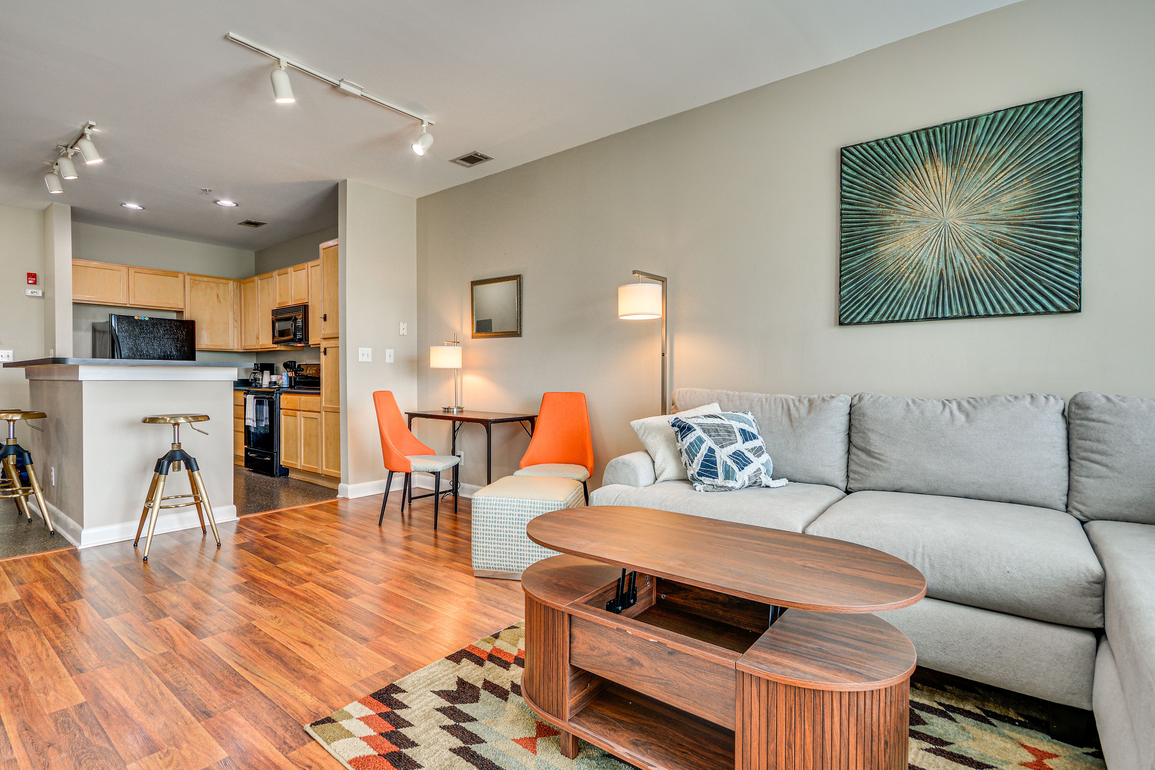 Greensboro Vacation Rental | 2BR | 1BA | 668 Sq Ft