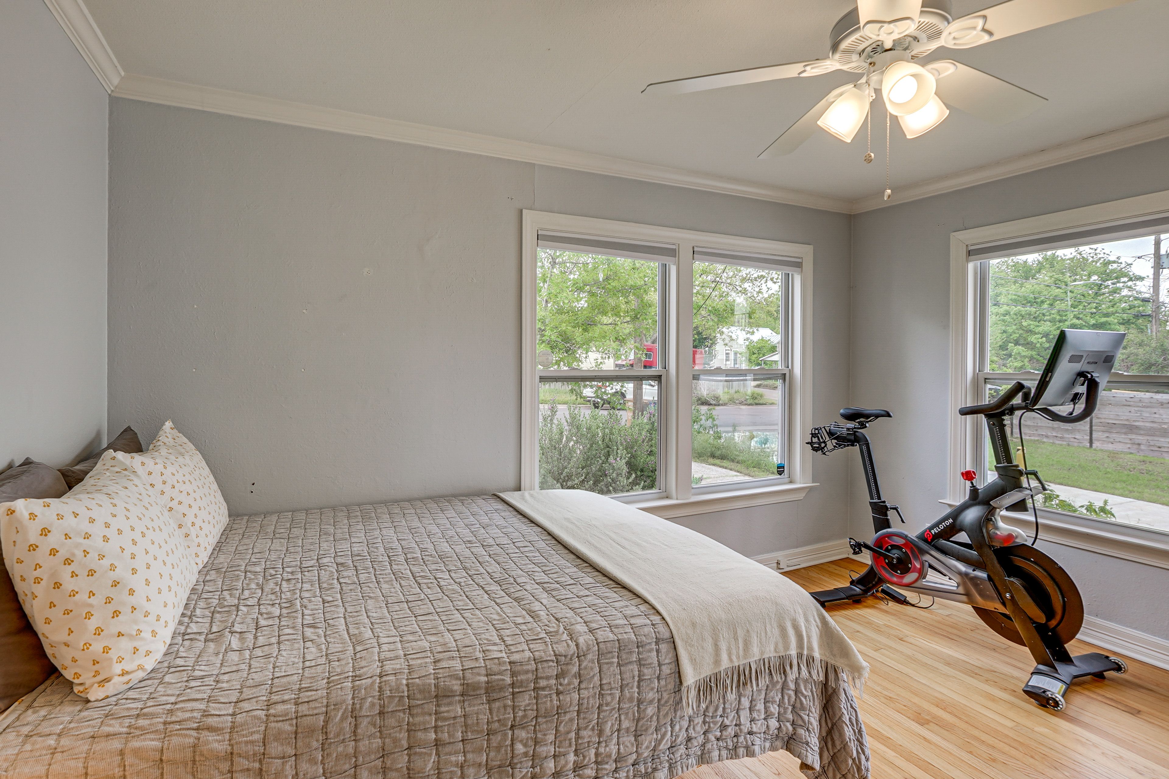 Bedroom 2 | Queen Bed | Peloton