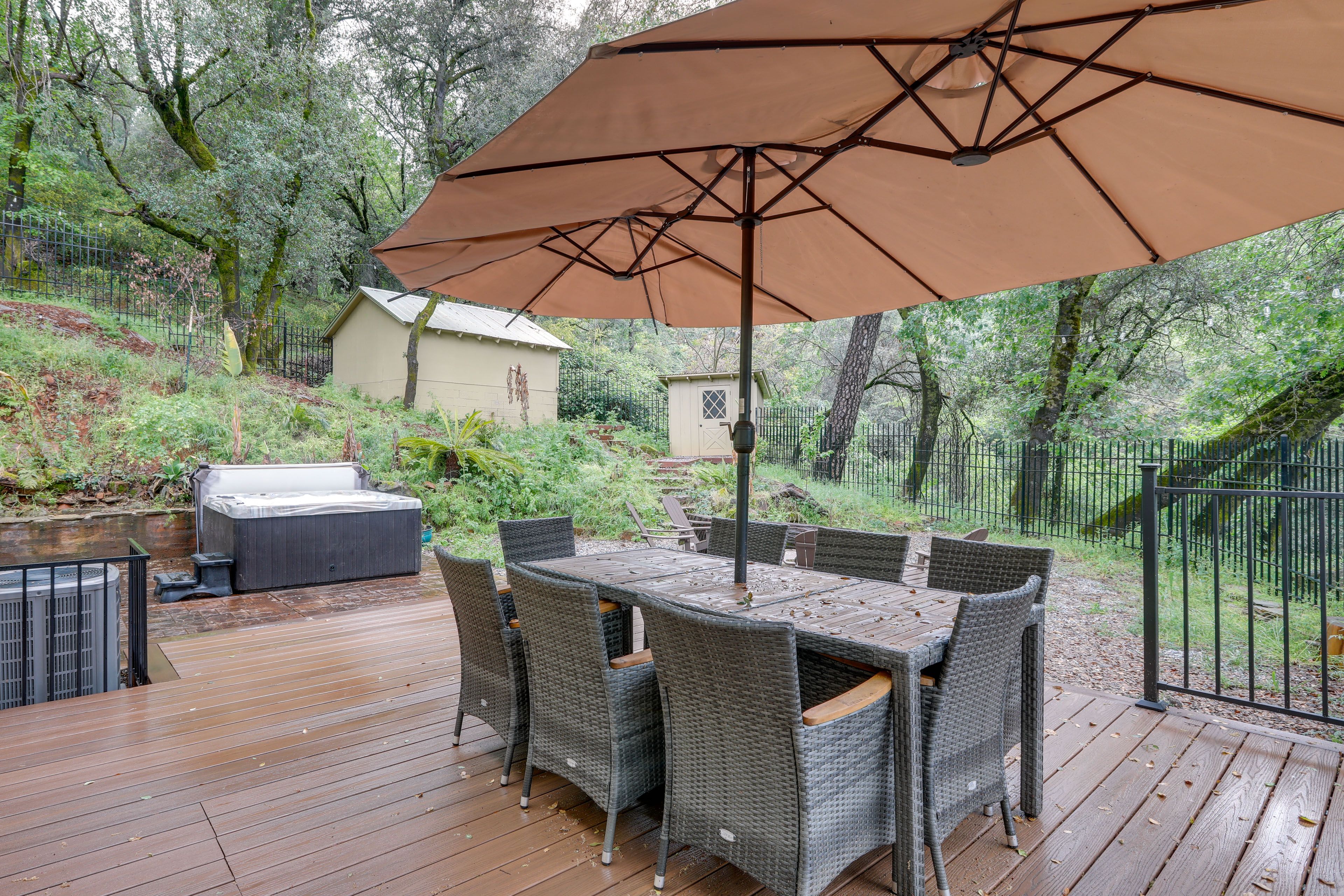 Furnished Deck | Outdoor Dining | Private Hot Tub | Fire Pit