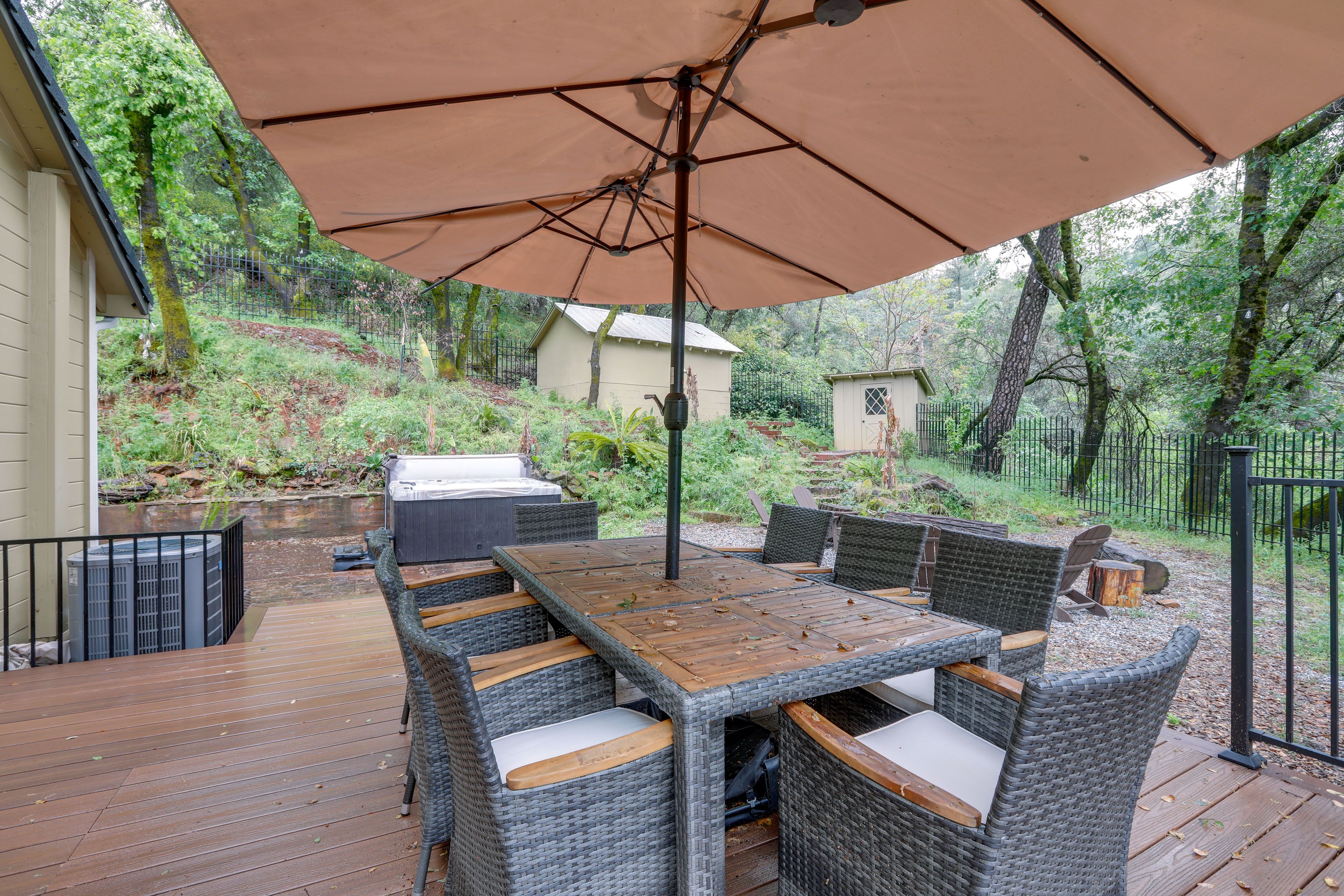 Furnished Deck | Dining & Lounge Areas