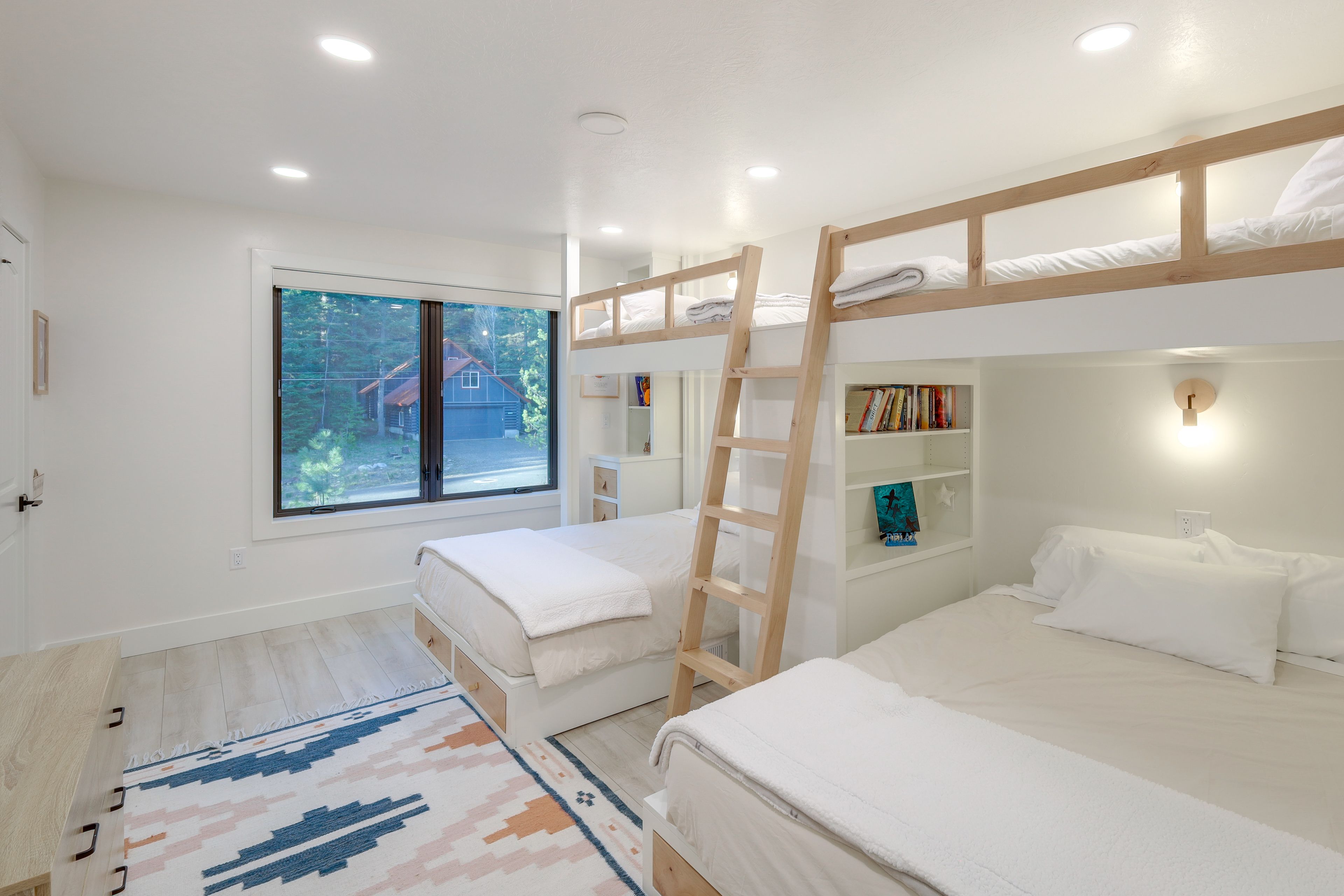 Bedroom 3 | 2 Queen Beds | 2 Lofted Twin Beds | 2nd Floor