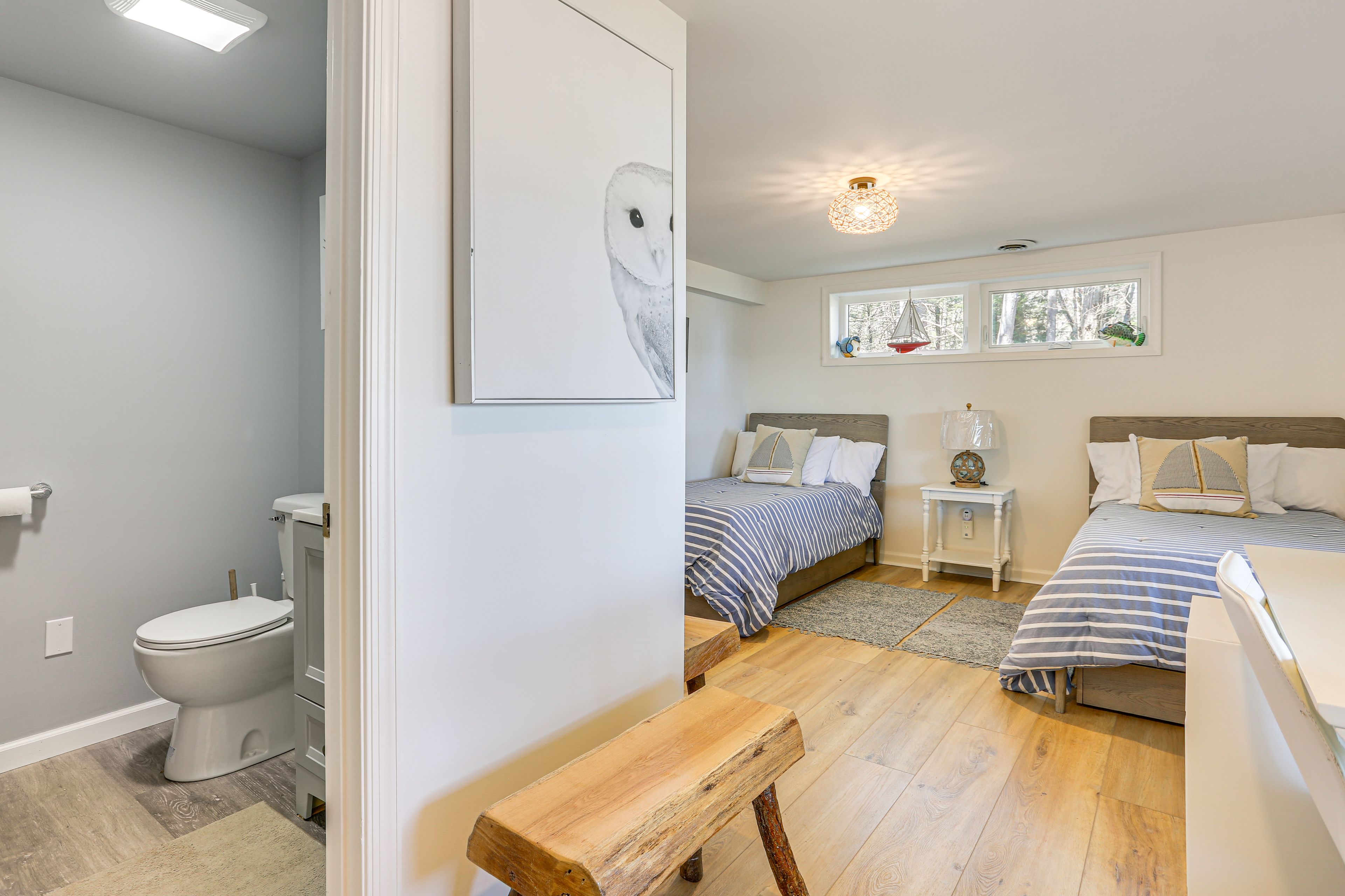 Bedroom 4 | 2 Twin Beds | Lower Level