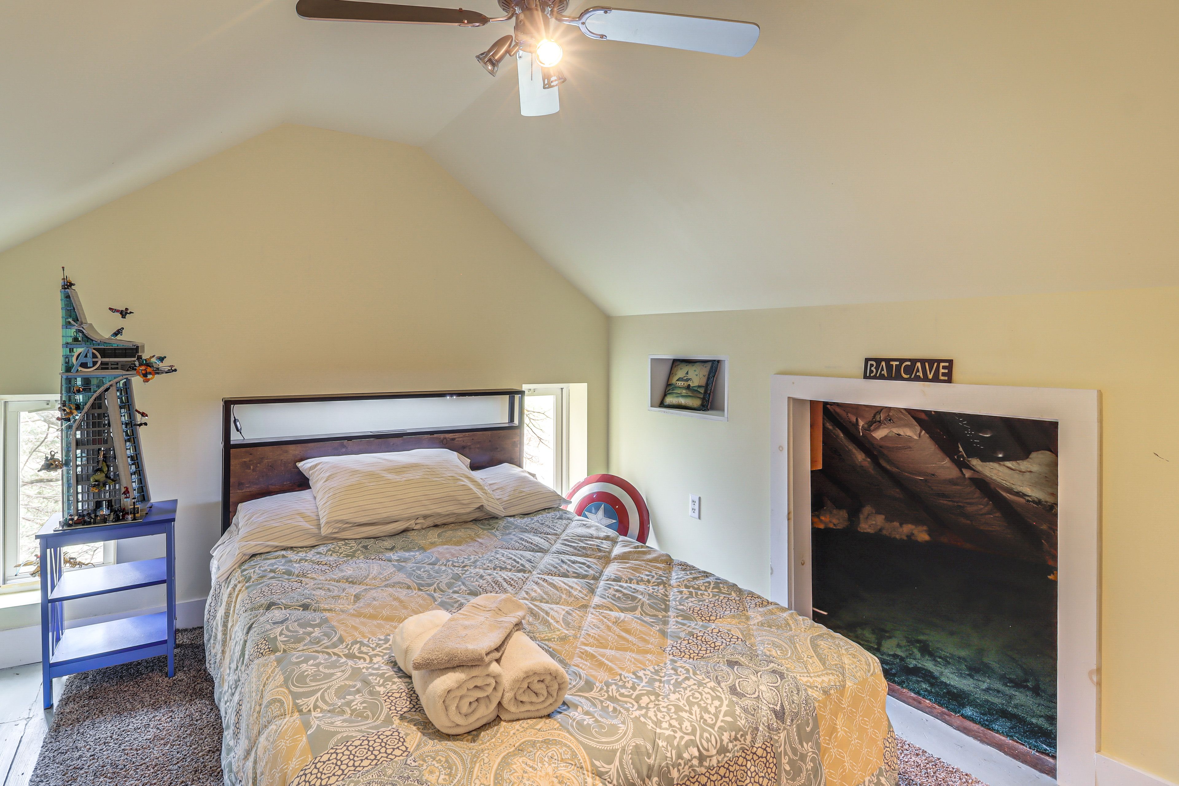 Bedroom 4 (The Lair) | 3rd Floor | Full Bed