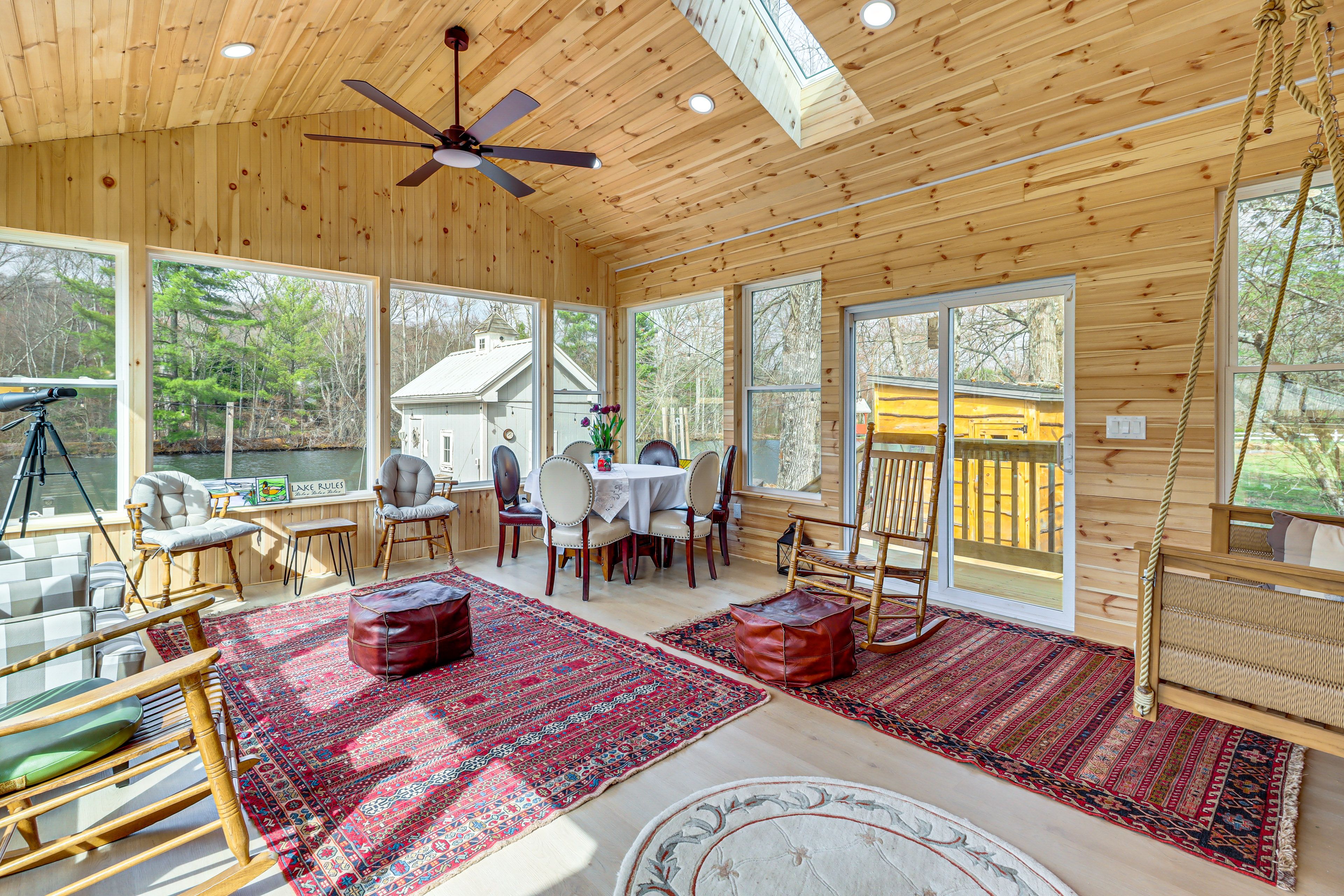 Property Interior | 3-Story Home | Free WiFi | Central A/C & Heating