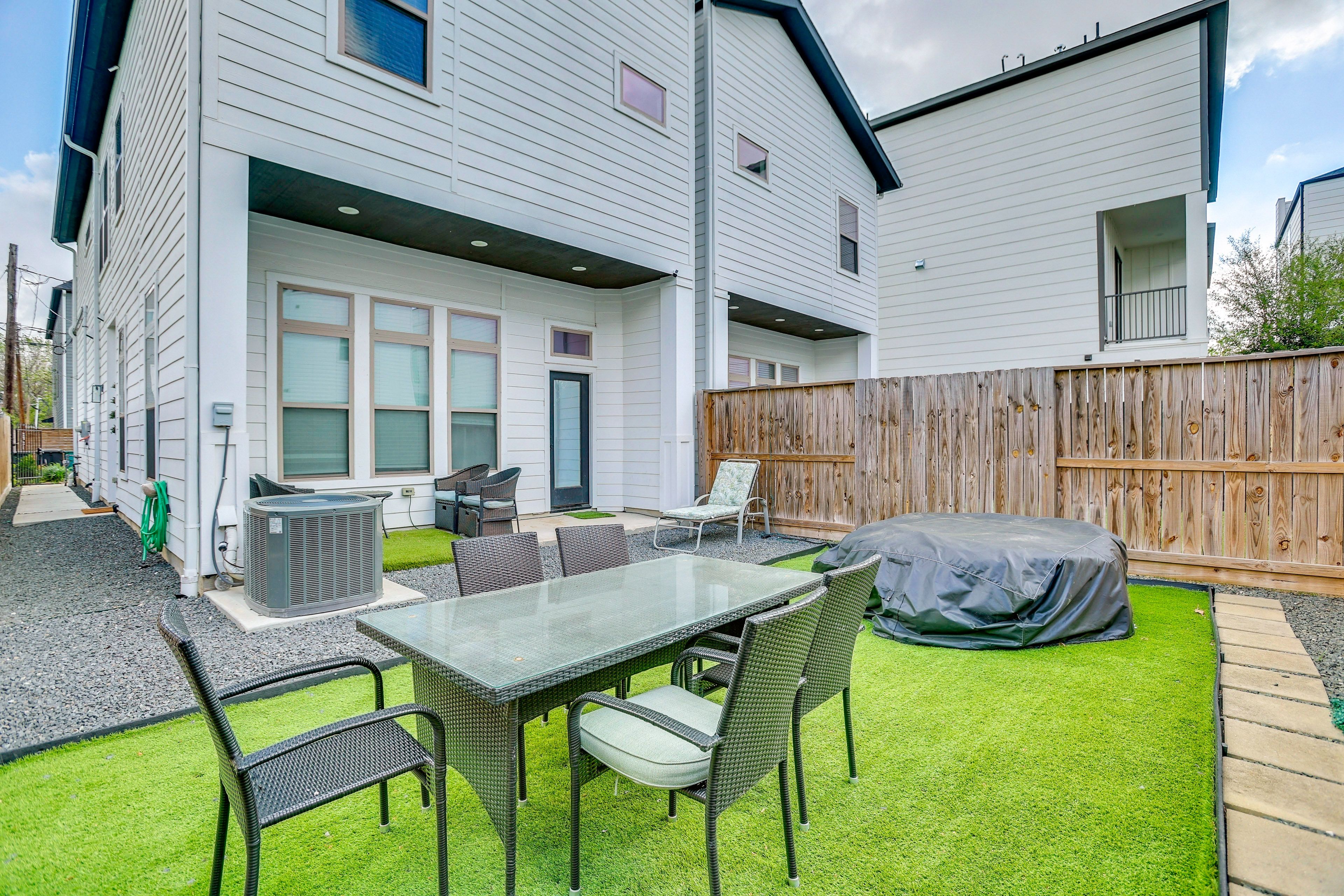 Private Backyard Area