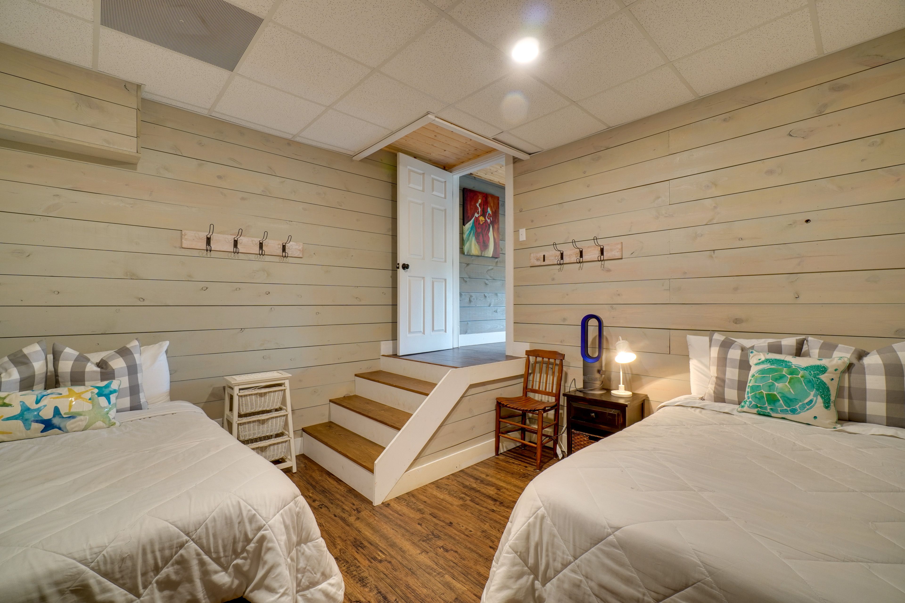 Bedroom 4 | 2 Queen Beds | Lower Level