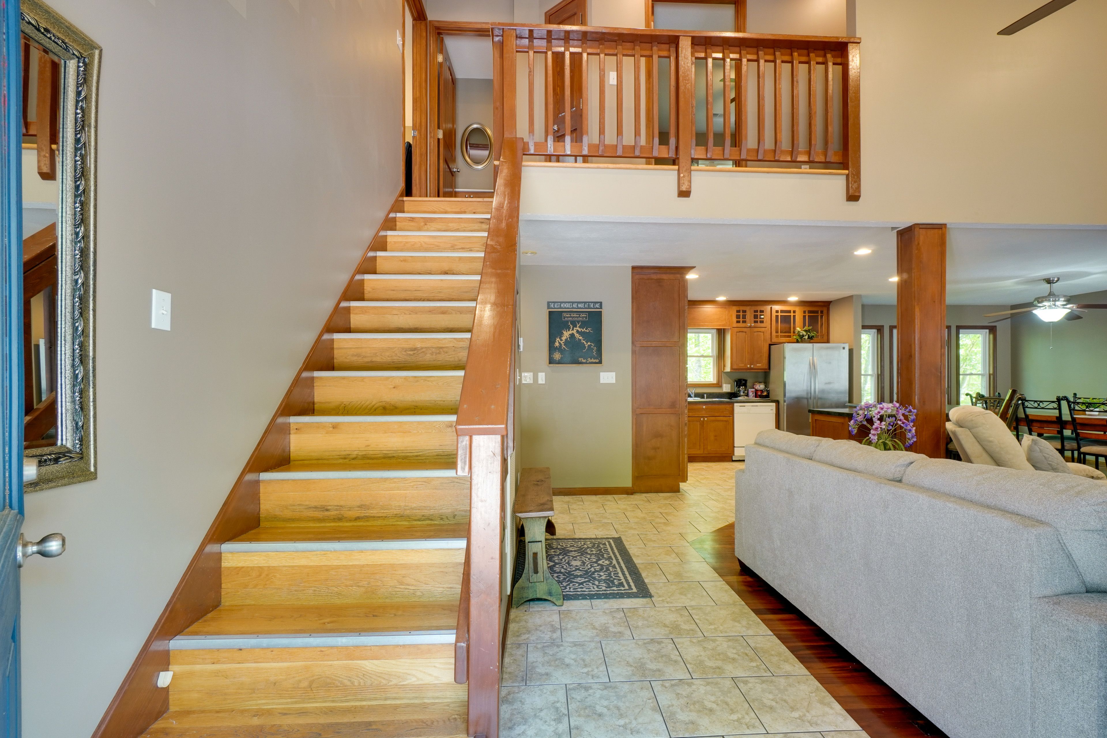 Stairs to Access 2nd Floor