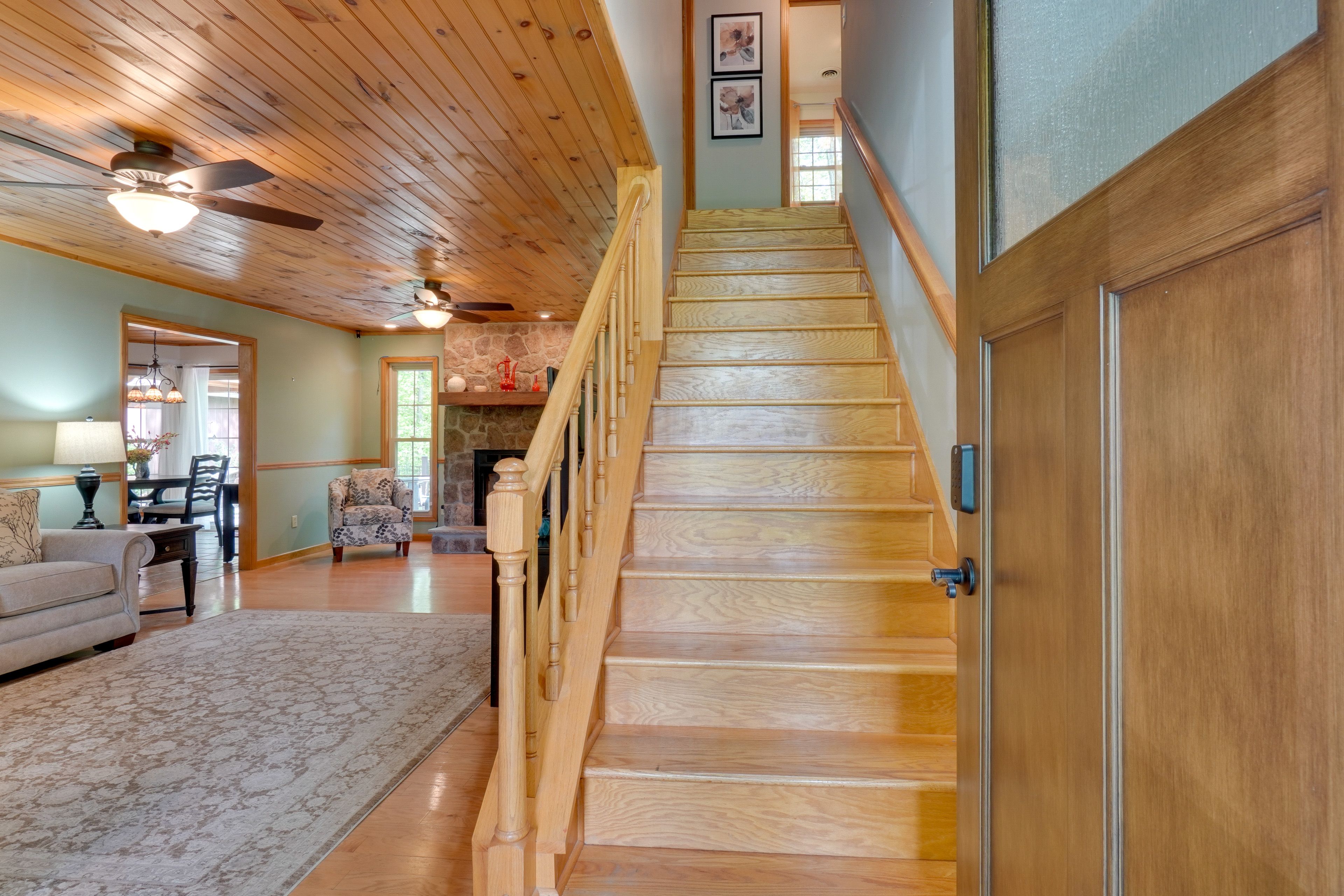 Stairs to Access 2nd Floor