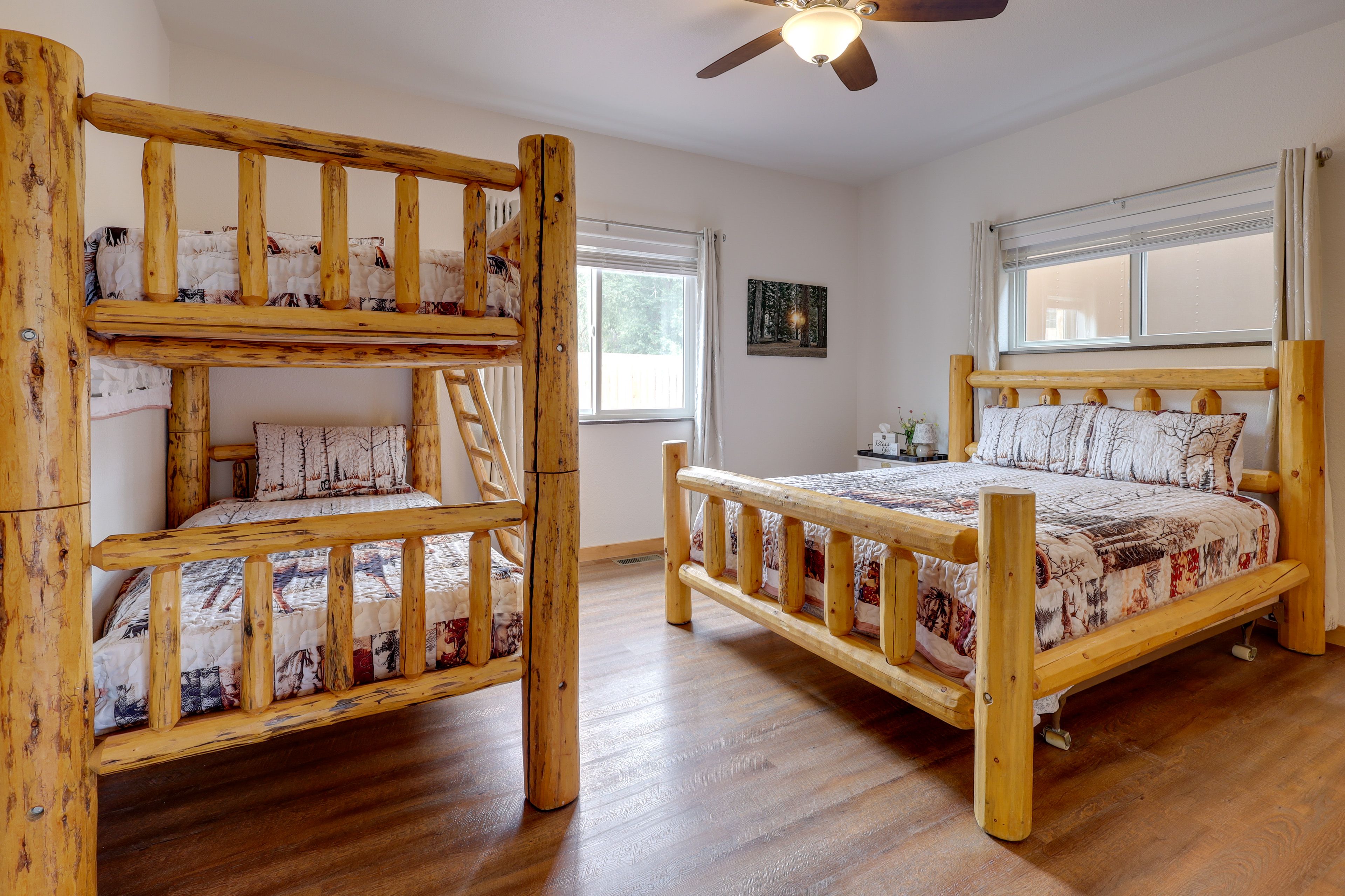 Bedroom 2 | Queen Bed | Twin Bunk Bed