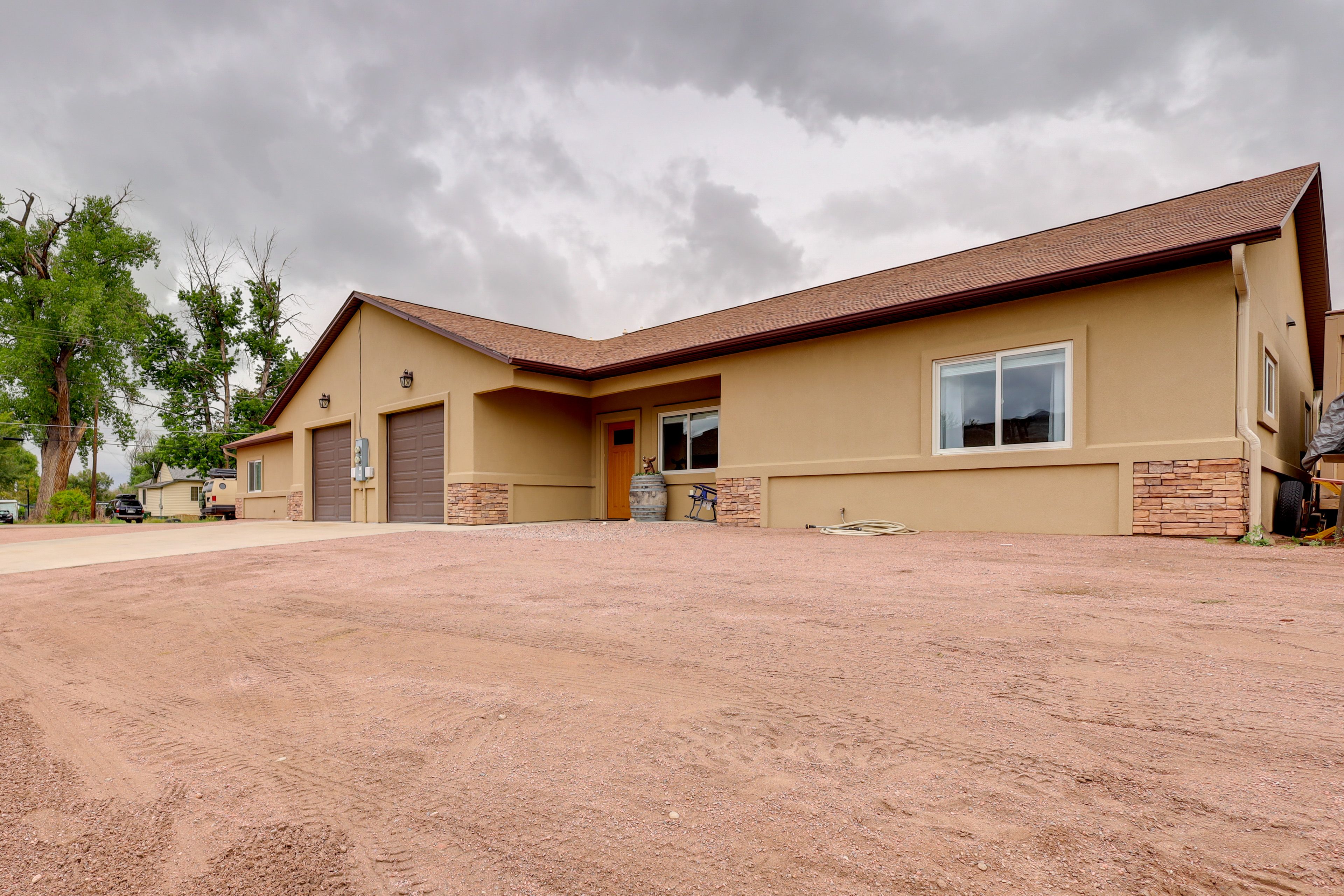 Property Exterior | Single-Level Duplex Home