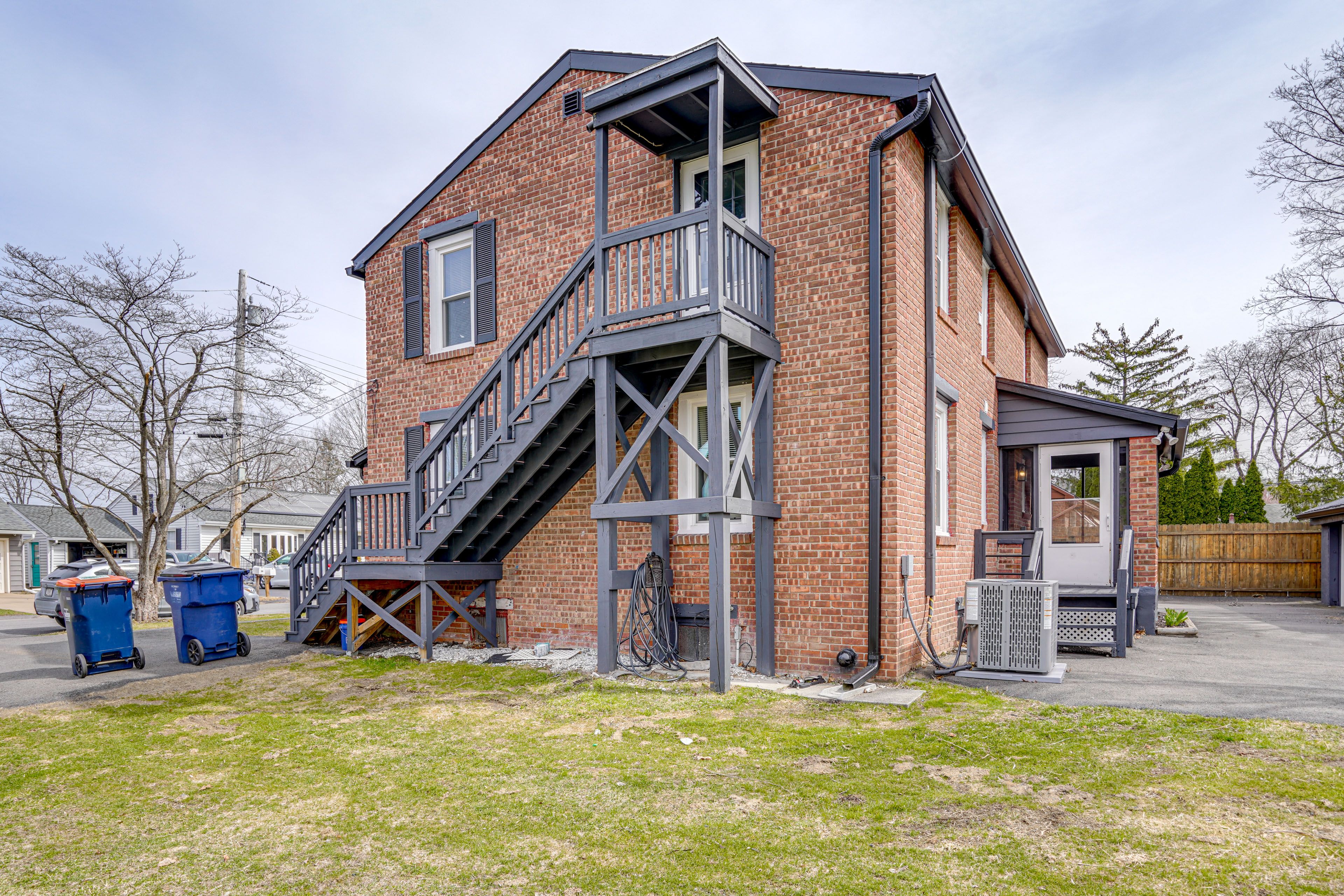 Upstairs Unit Parking | Right Driveway (2 Vehicles)