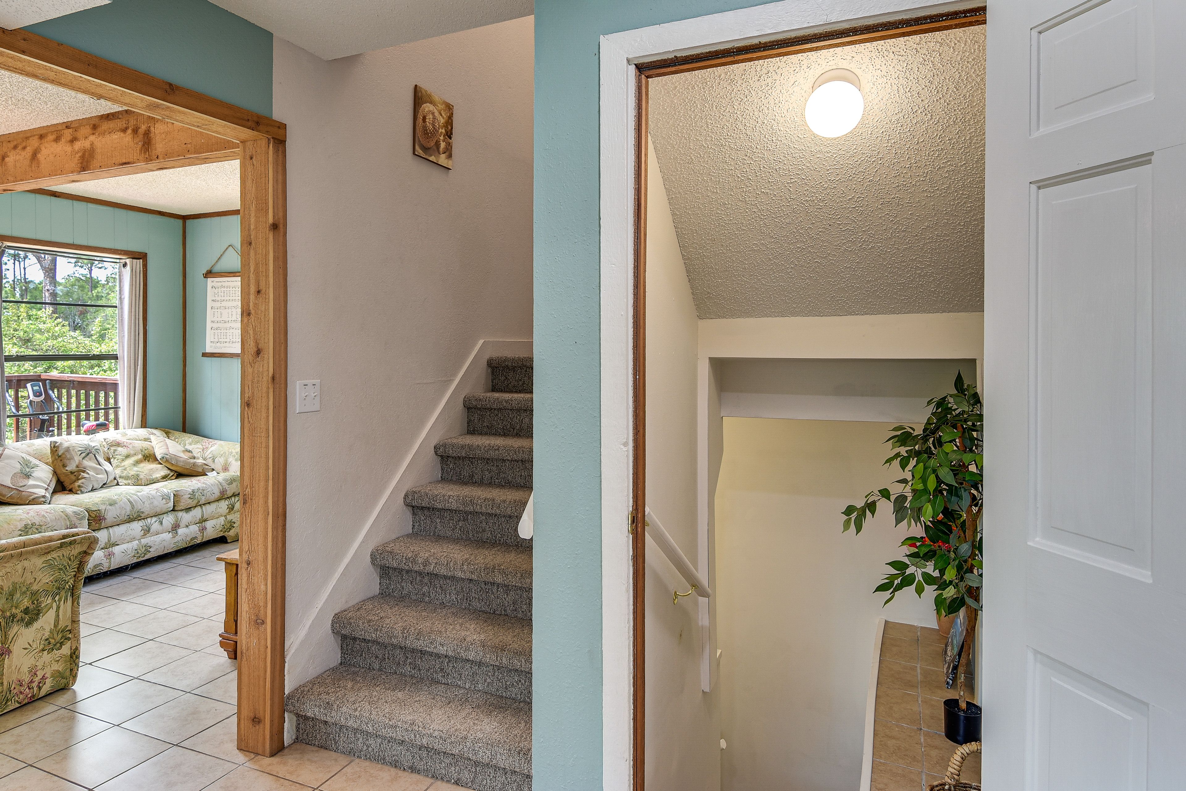 Stairs to Access Upper & Lower Levels