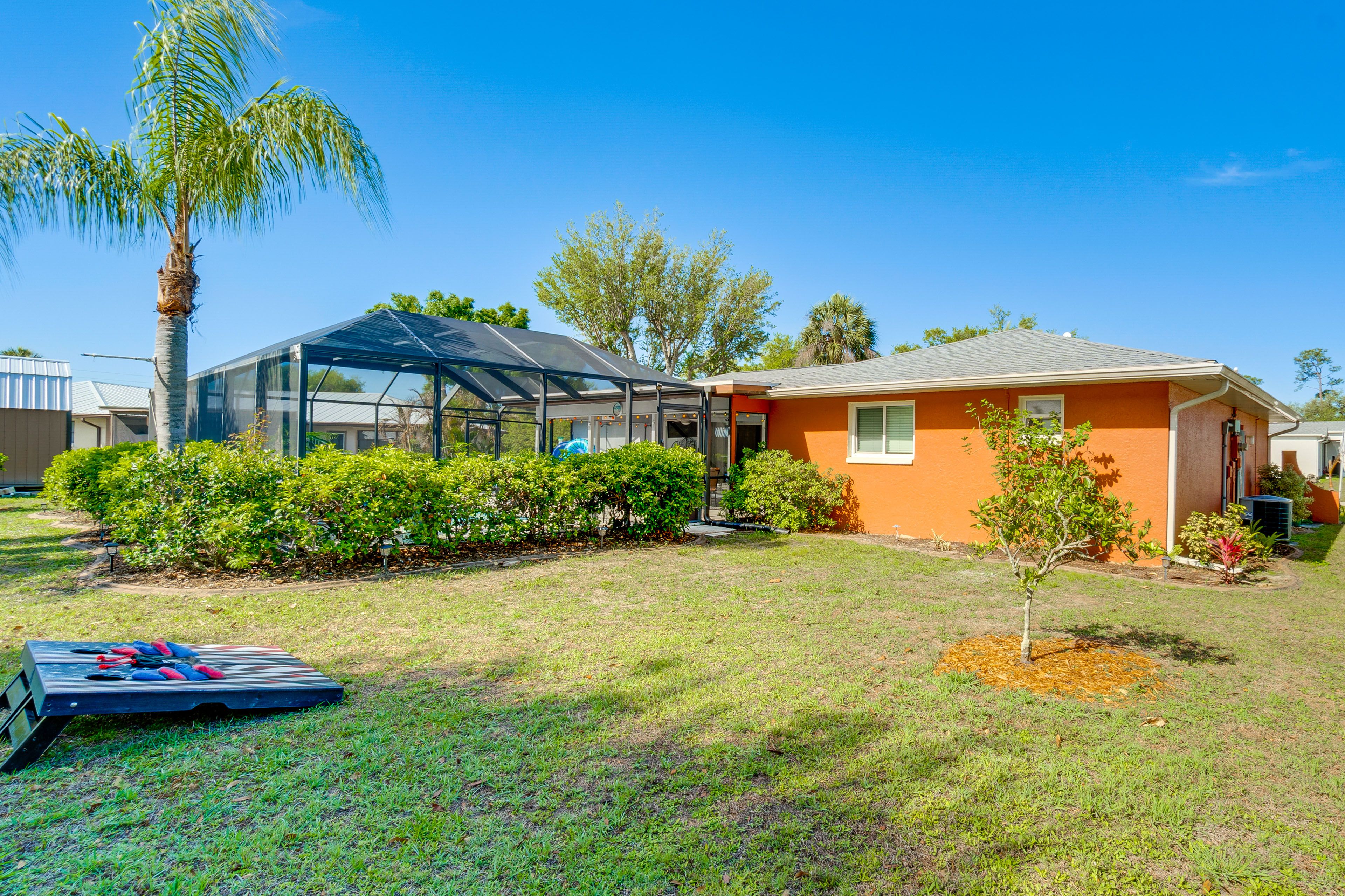 Private Yard & Pool | Outdoor Dining Area | Gas Grill