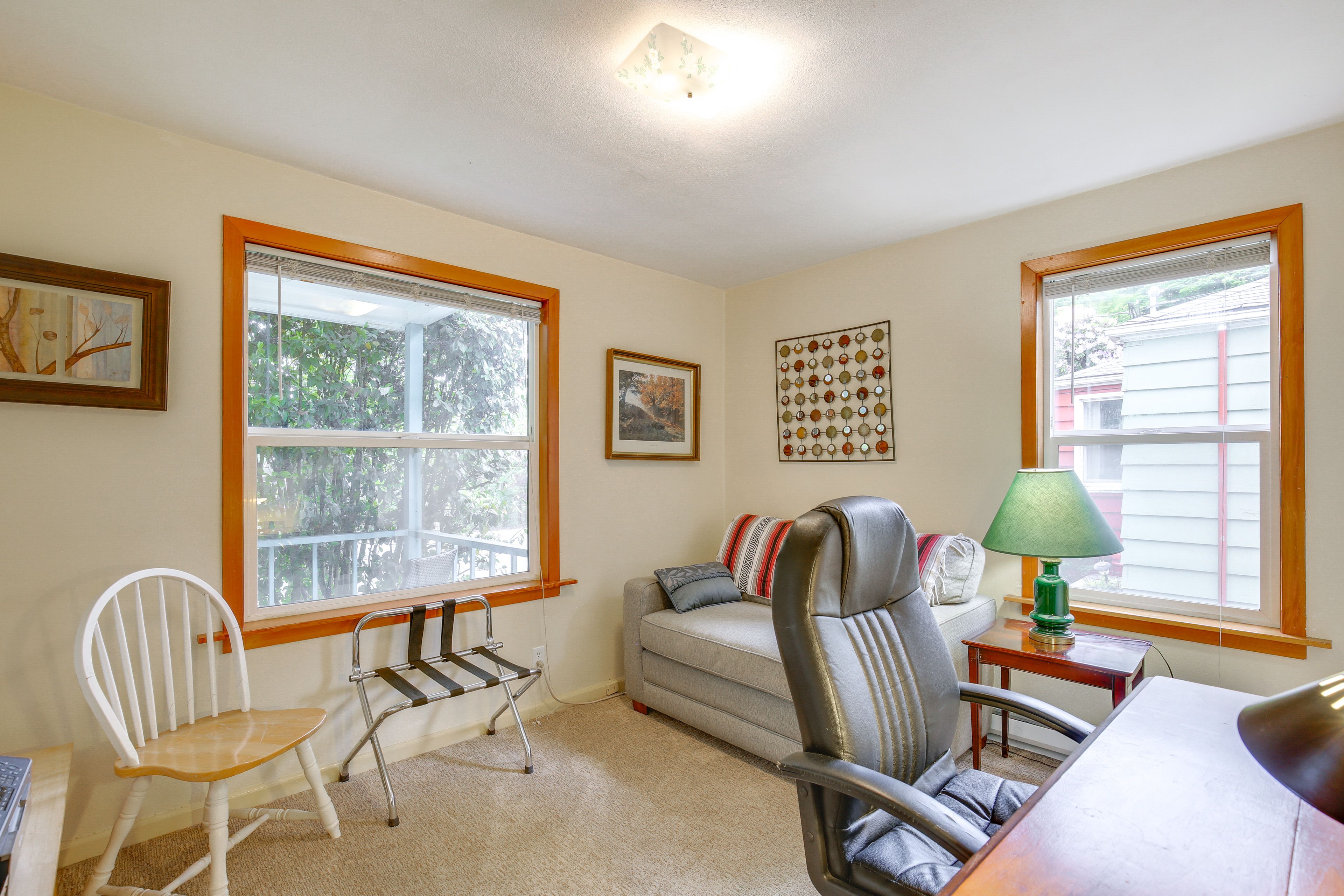 Bedroom 2 (Office) | Twin Sleeper Sofa | Desk | Printer