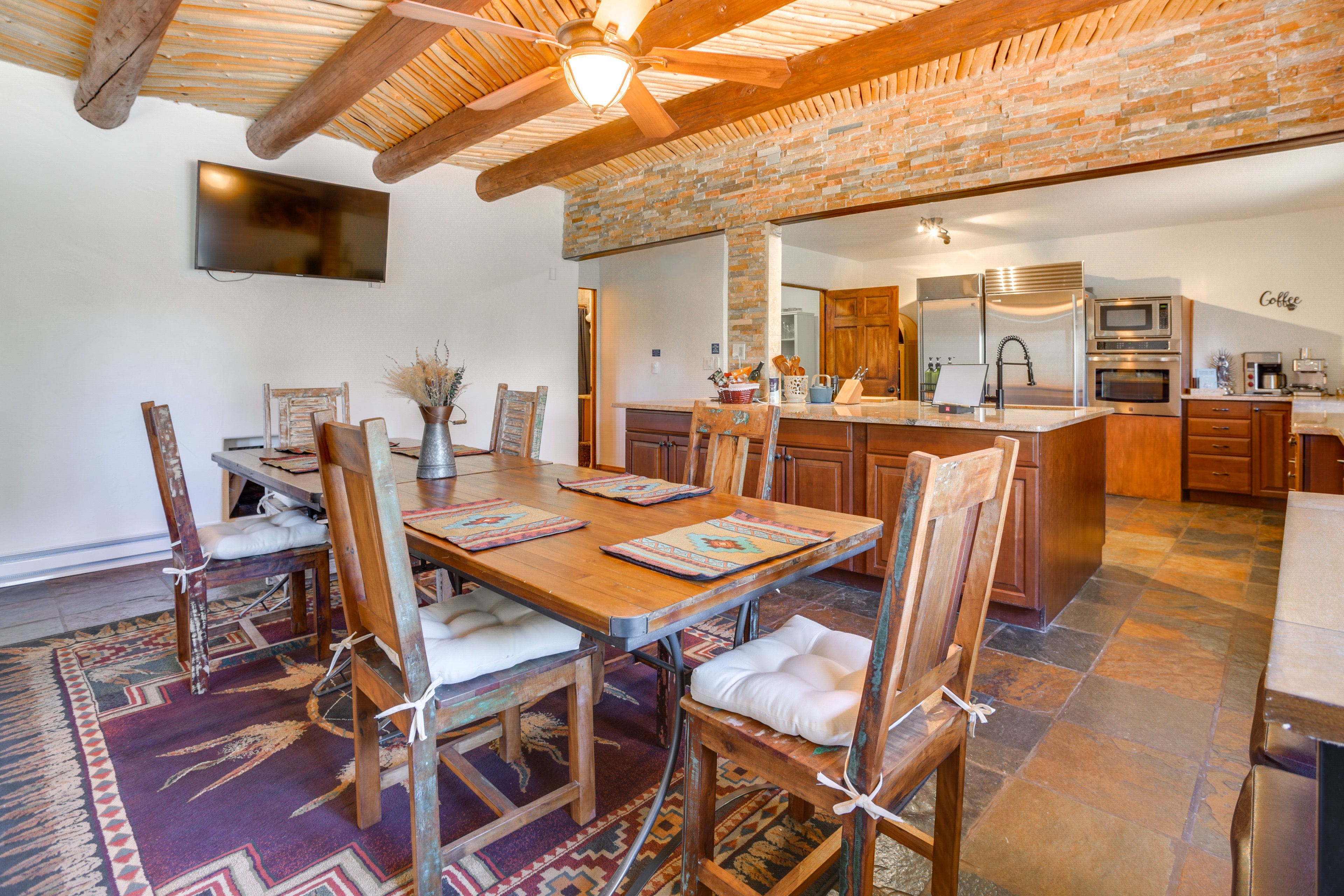 Kitchen | Dining Area | Smart TV