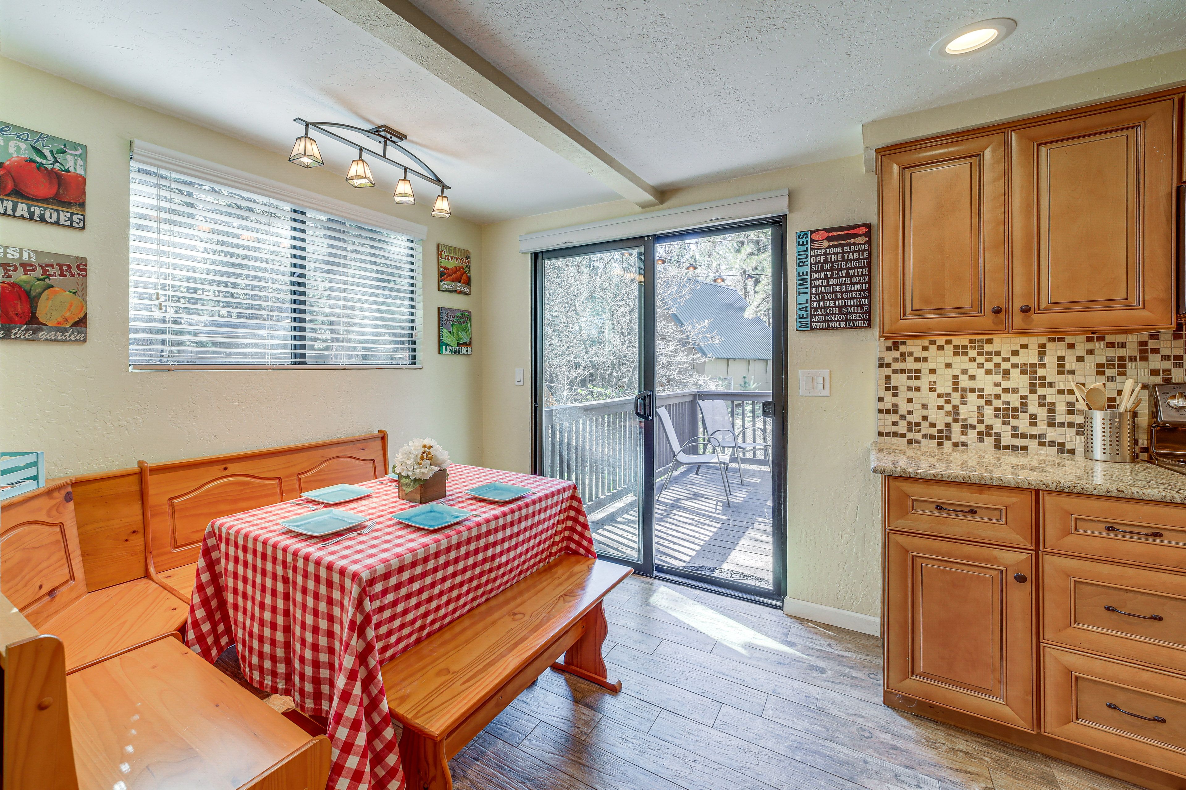 Dining Area & Kitchen | Main Level