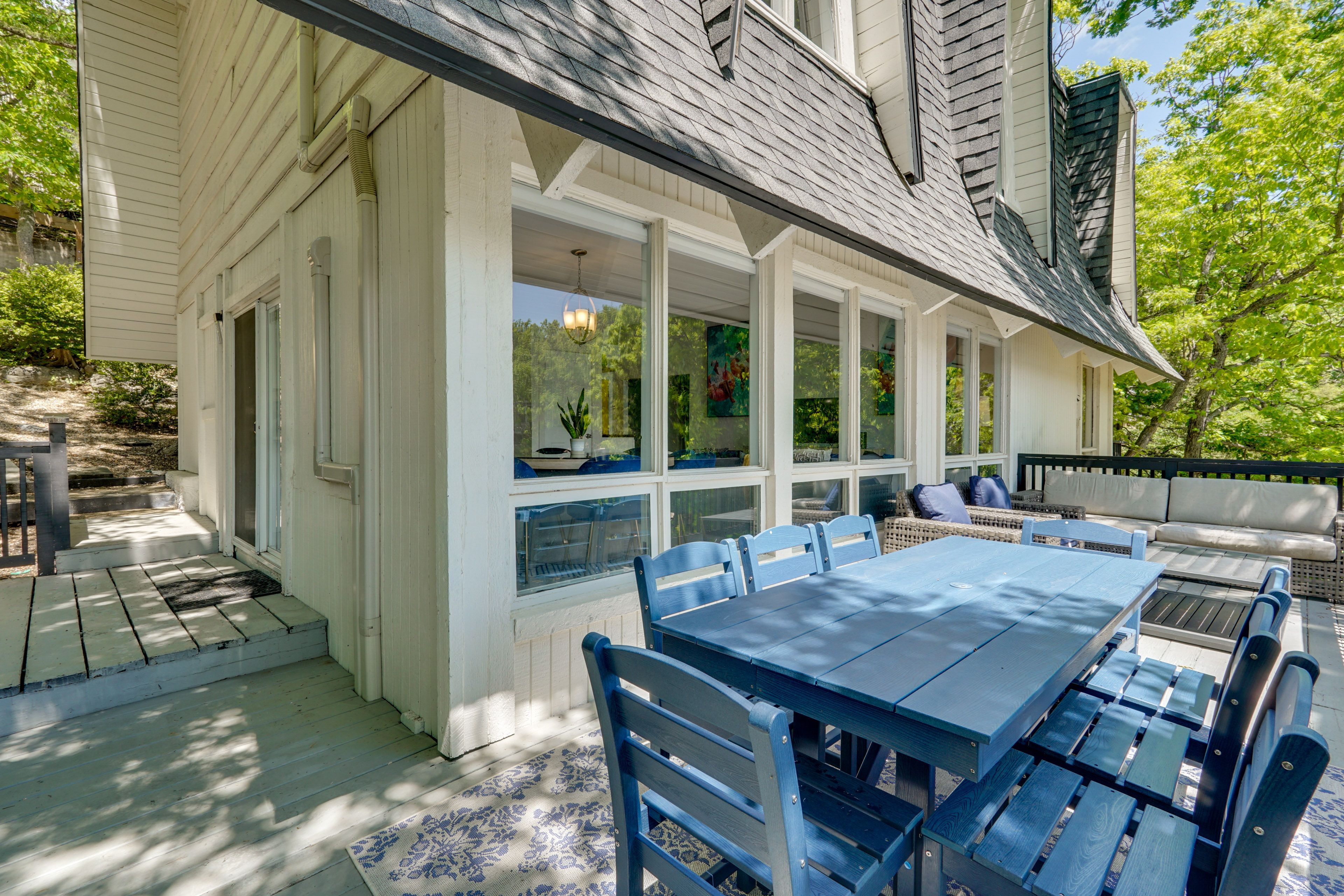 Wraparound Deck | Grill | Dining Area