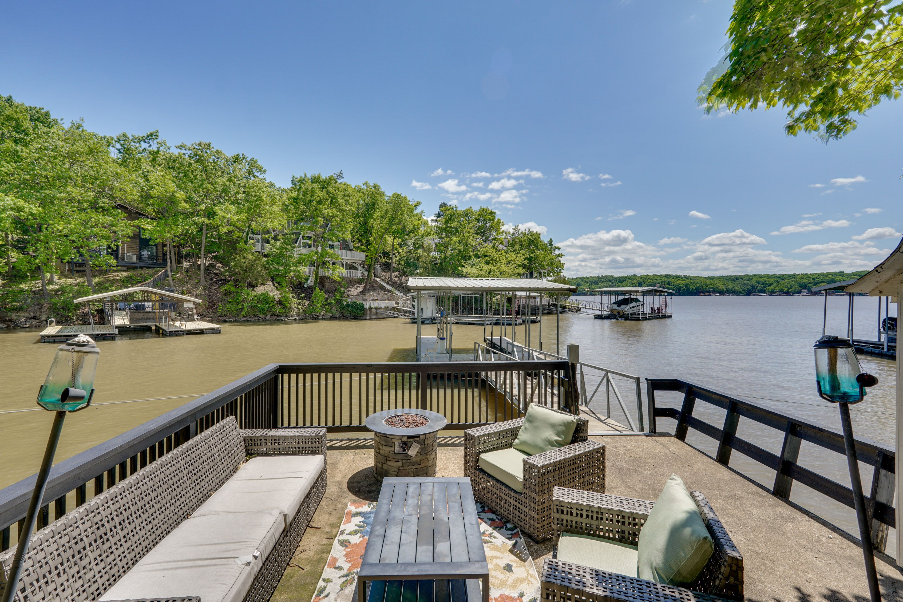 Waterfront Patio | Private Boat Dock | Lake Access
