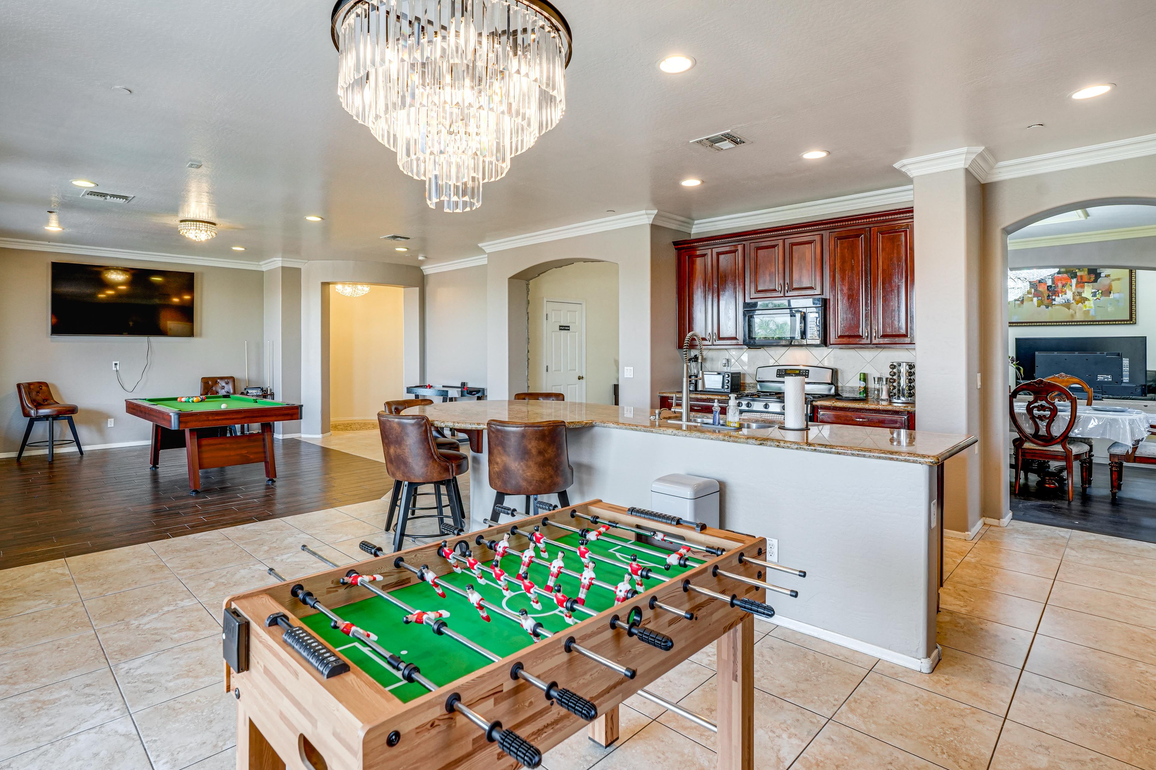 Game Room & Kitchen | 1st Floor