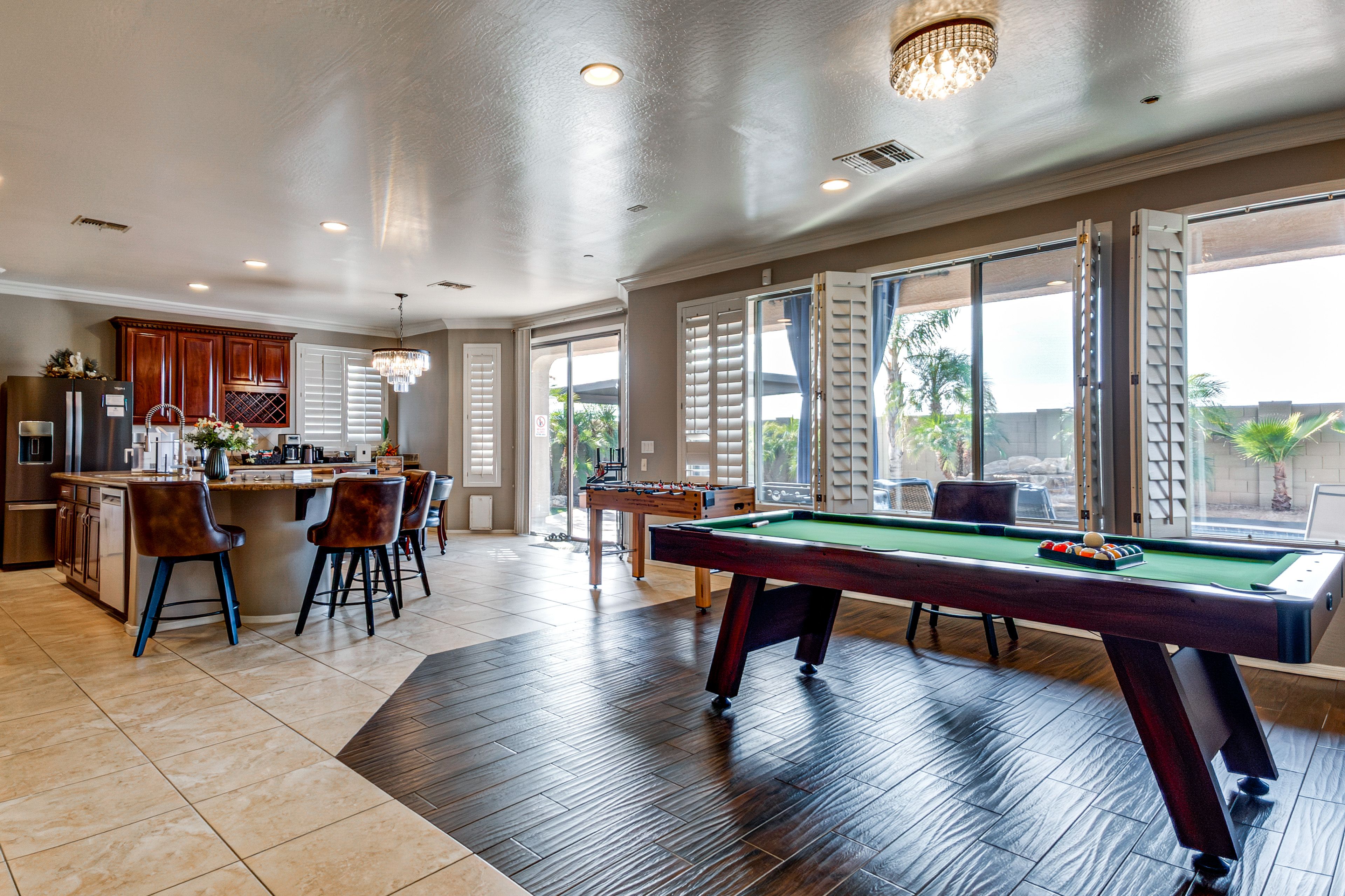 Kitchen & Game Room | 1st Floor
