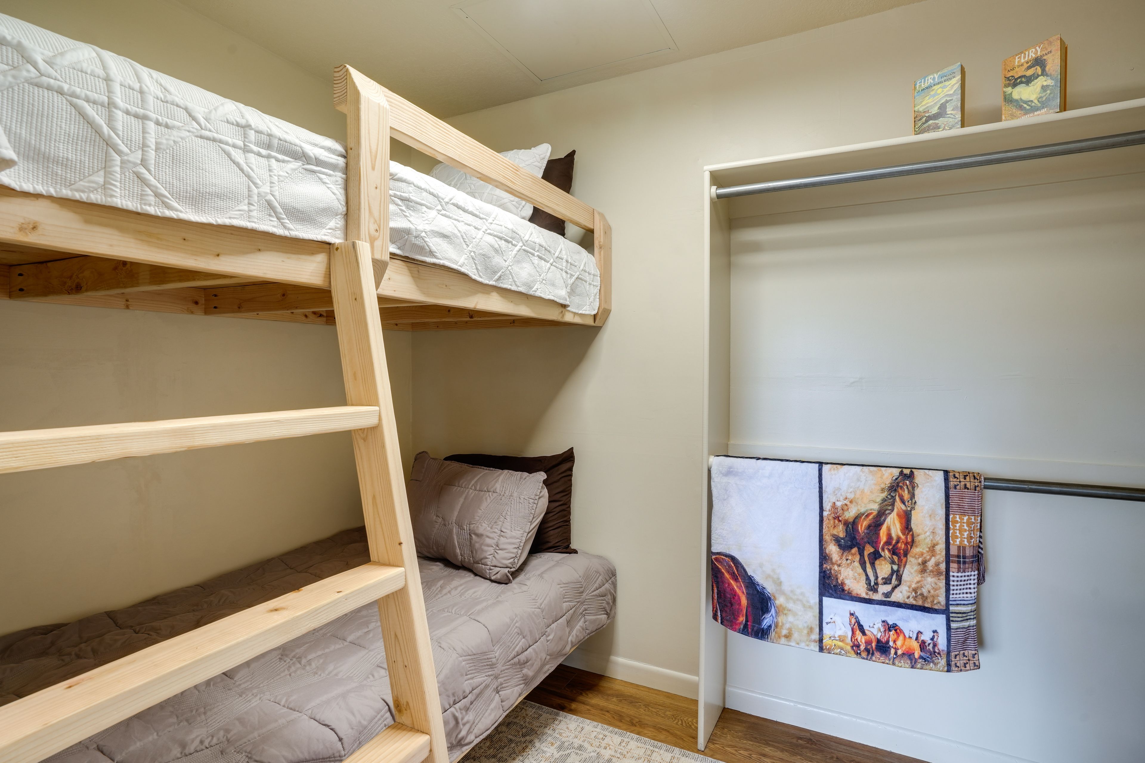 Bedroom 1 | Sleeping Nook | Twin Bunk Bed | Portable Crib (Upon Request)