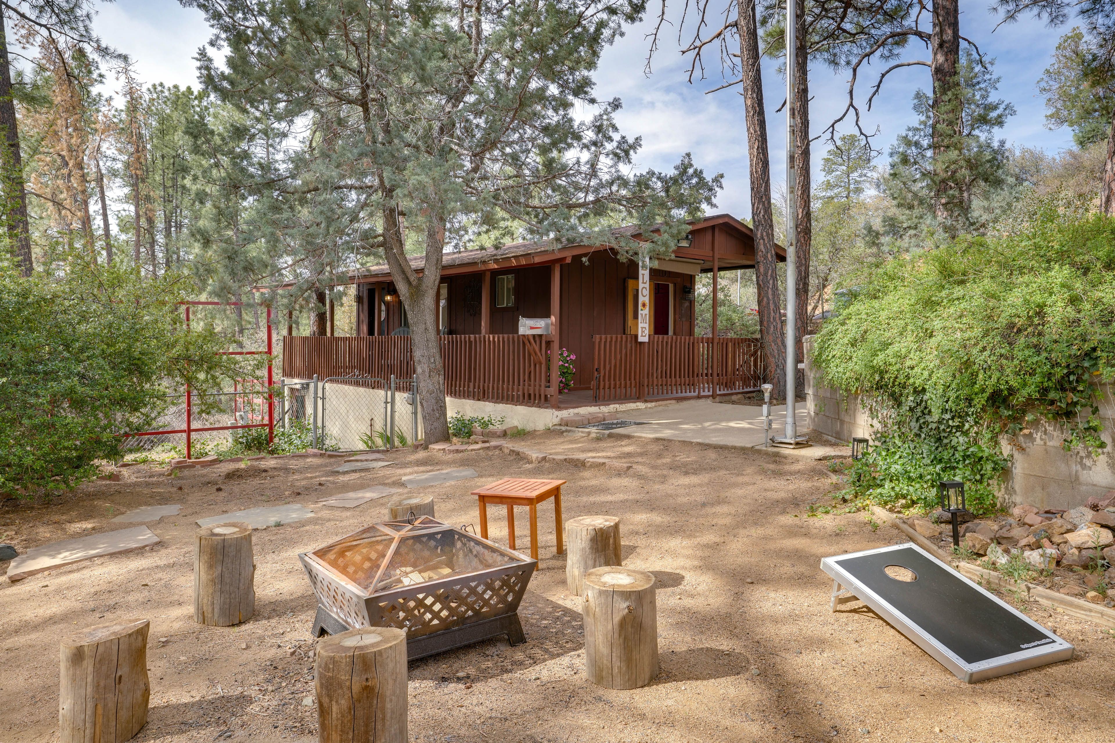 Prescott Vacation Rental | 1BR | 1BA | 600 Sq Ft