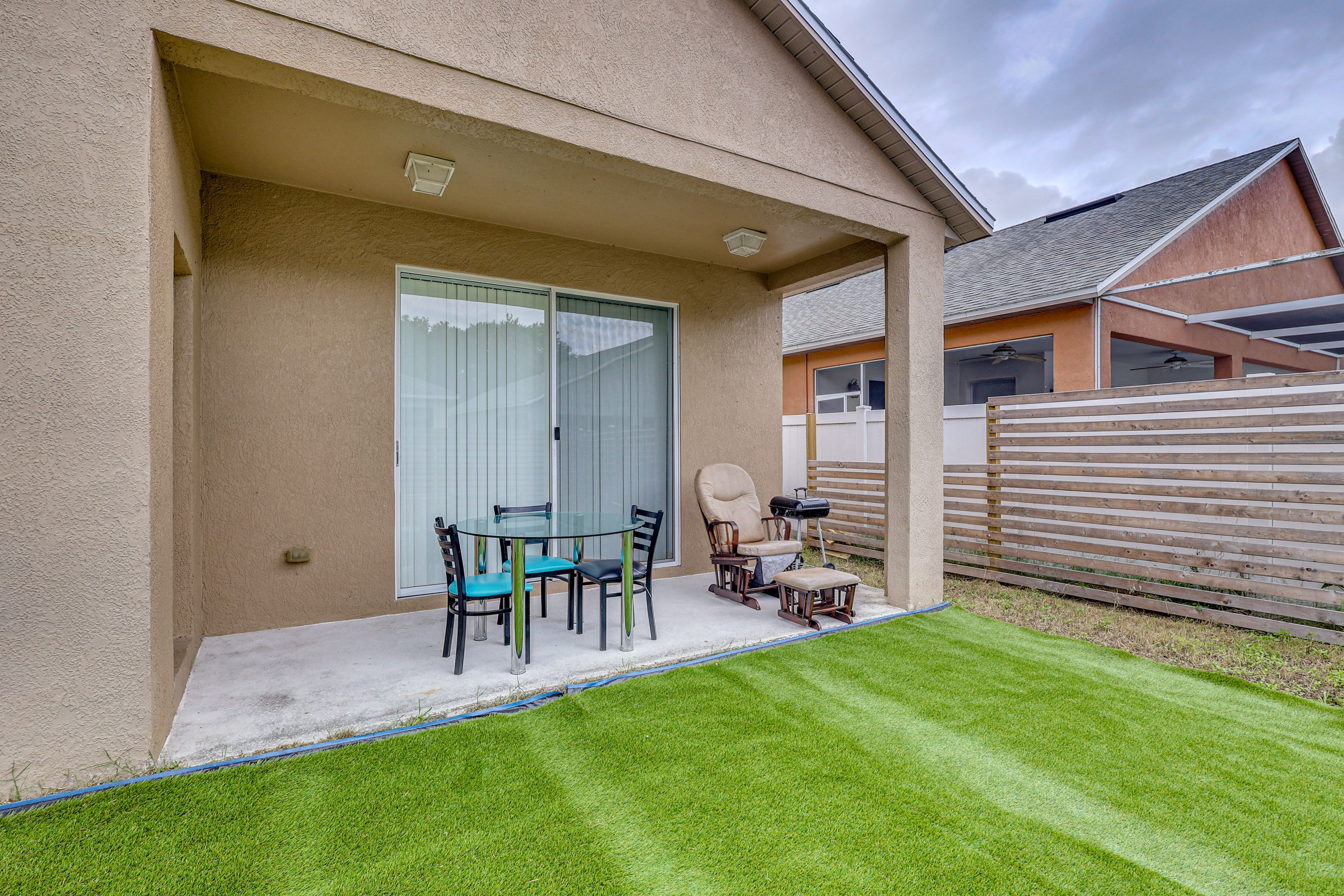 Fenced Backyard | Furnished Patio
