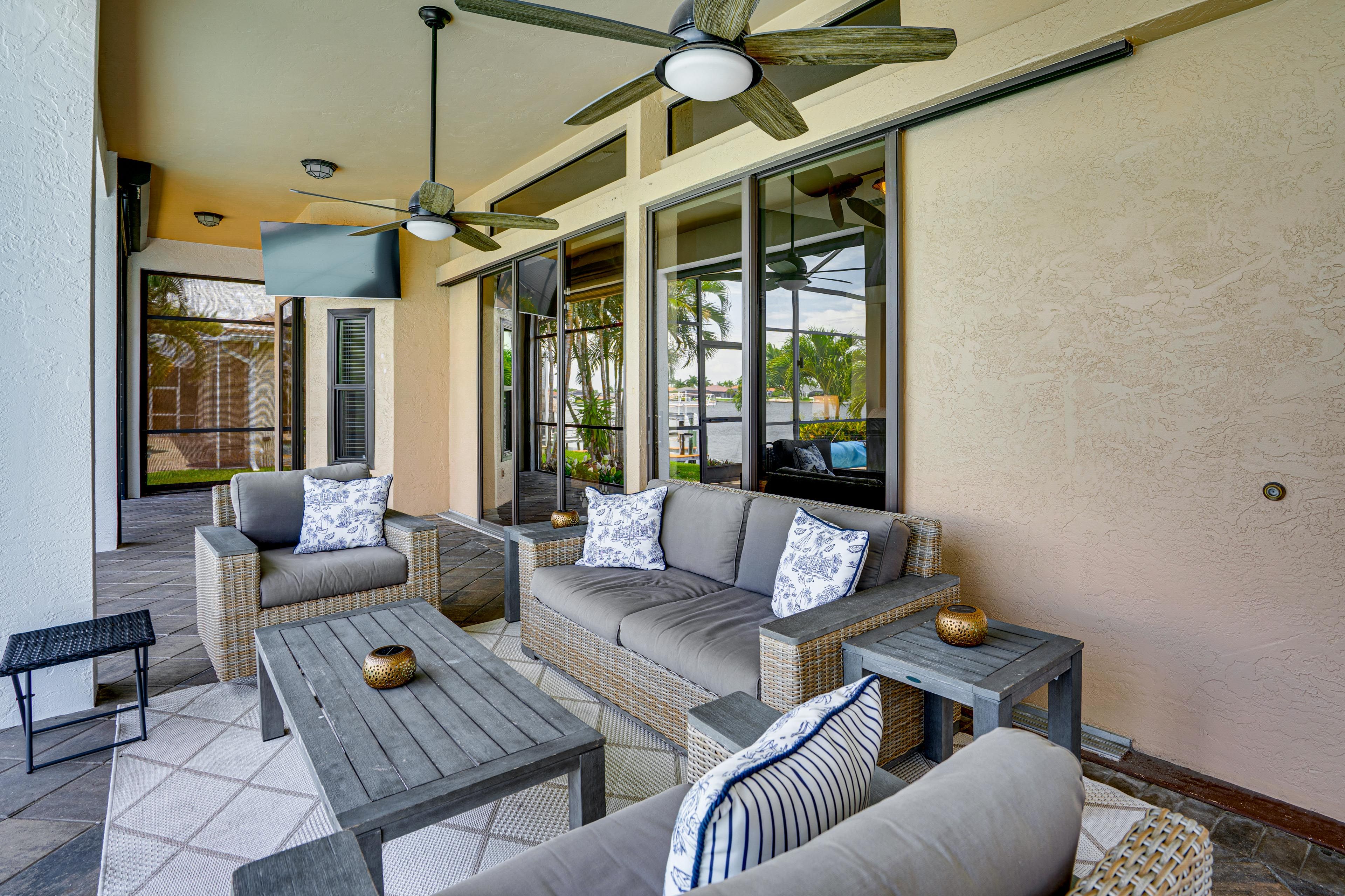 Covered Patio | Screened-In Lanai w/ Private Pool