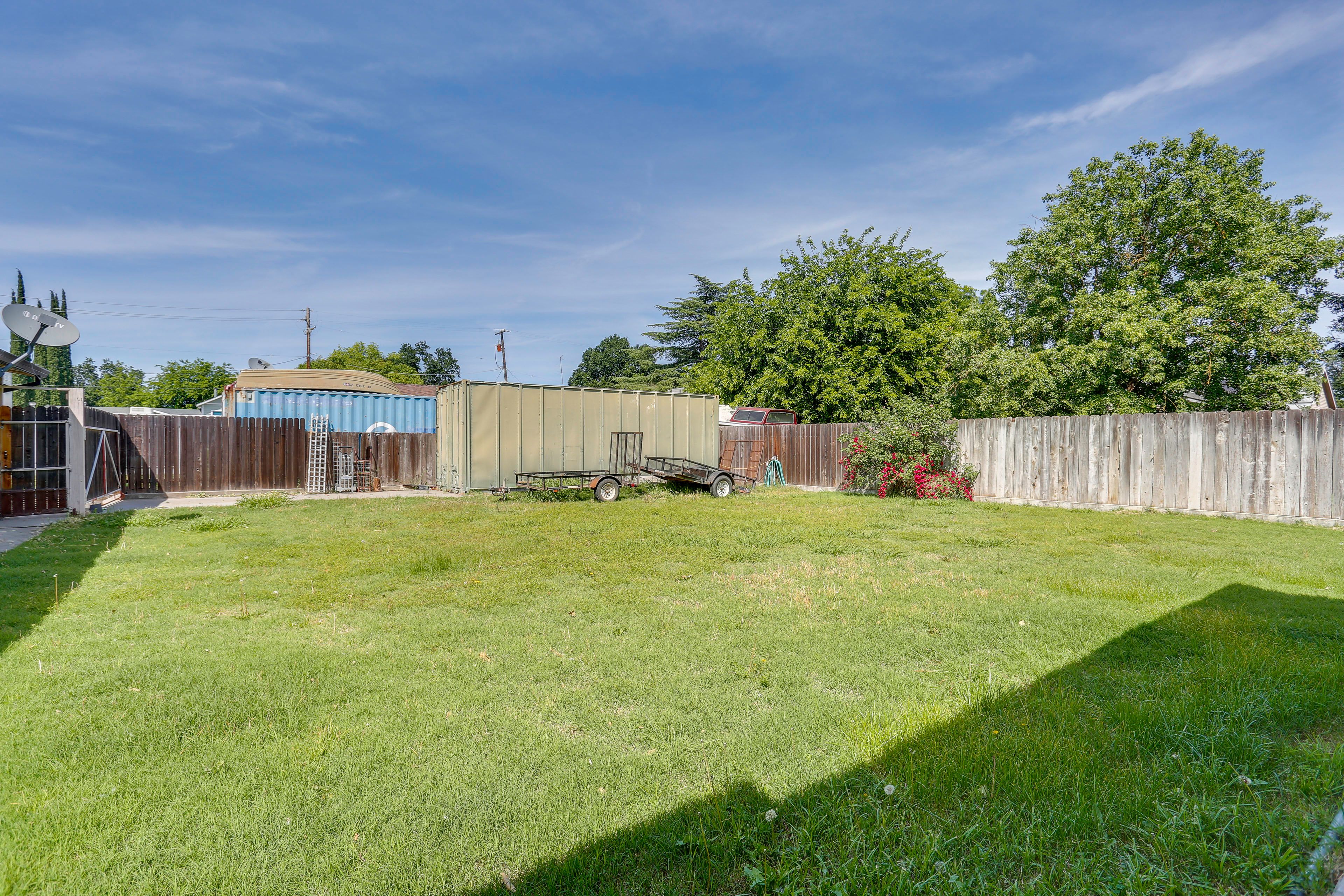 Fenced Backyard