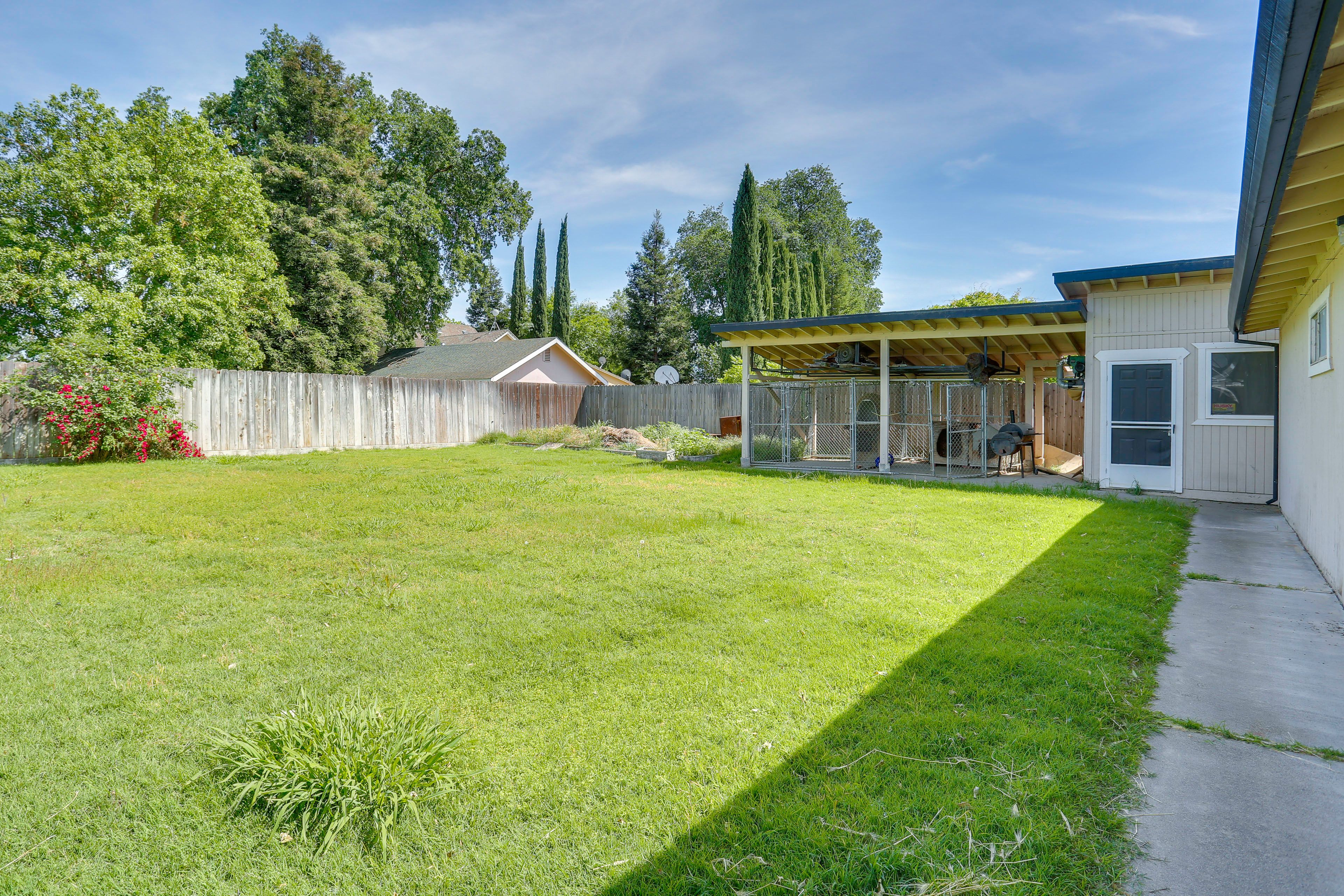 Exterior | Private Yard | Single-Story Home