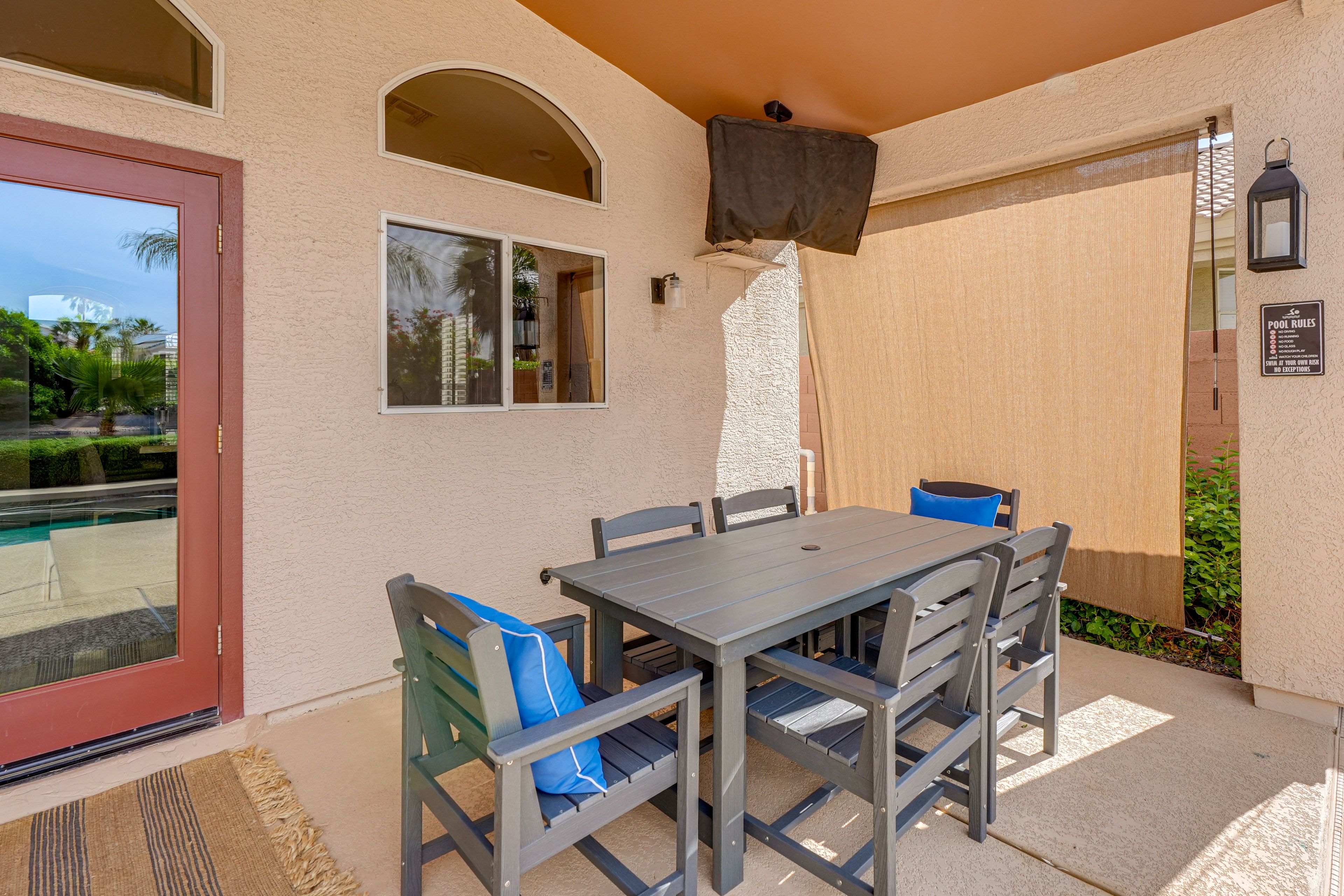 Private Backyard Area