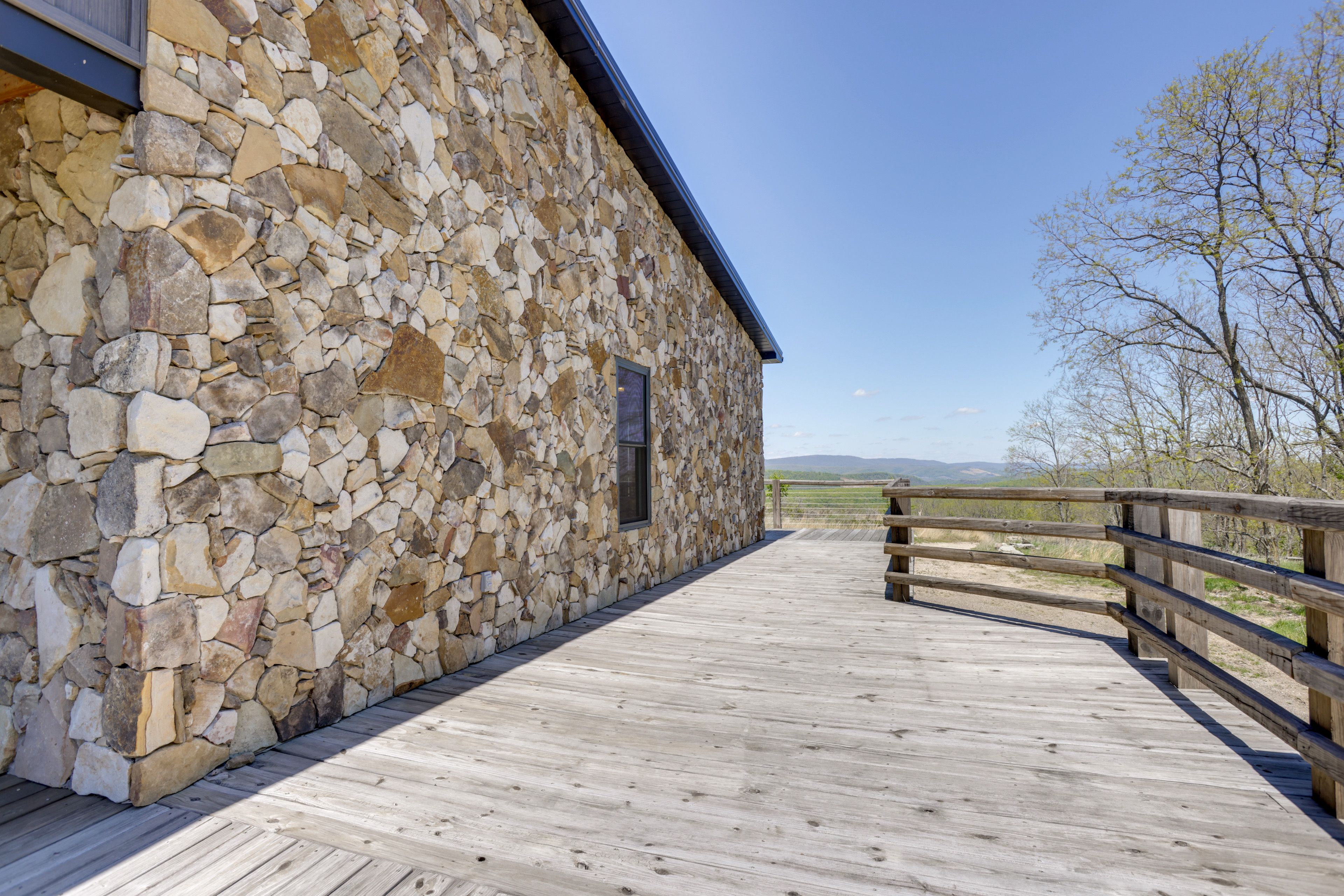 Exterior | Shared Deck | 360-Degree Mountain Views