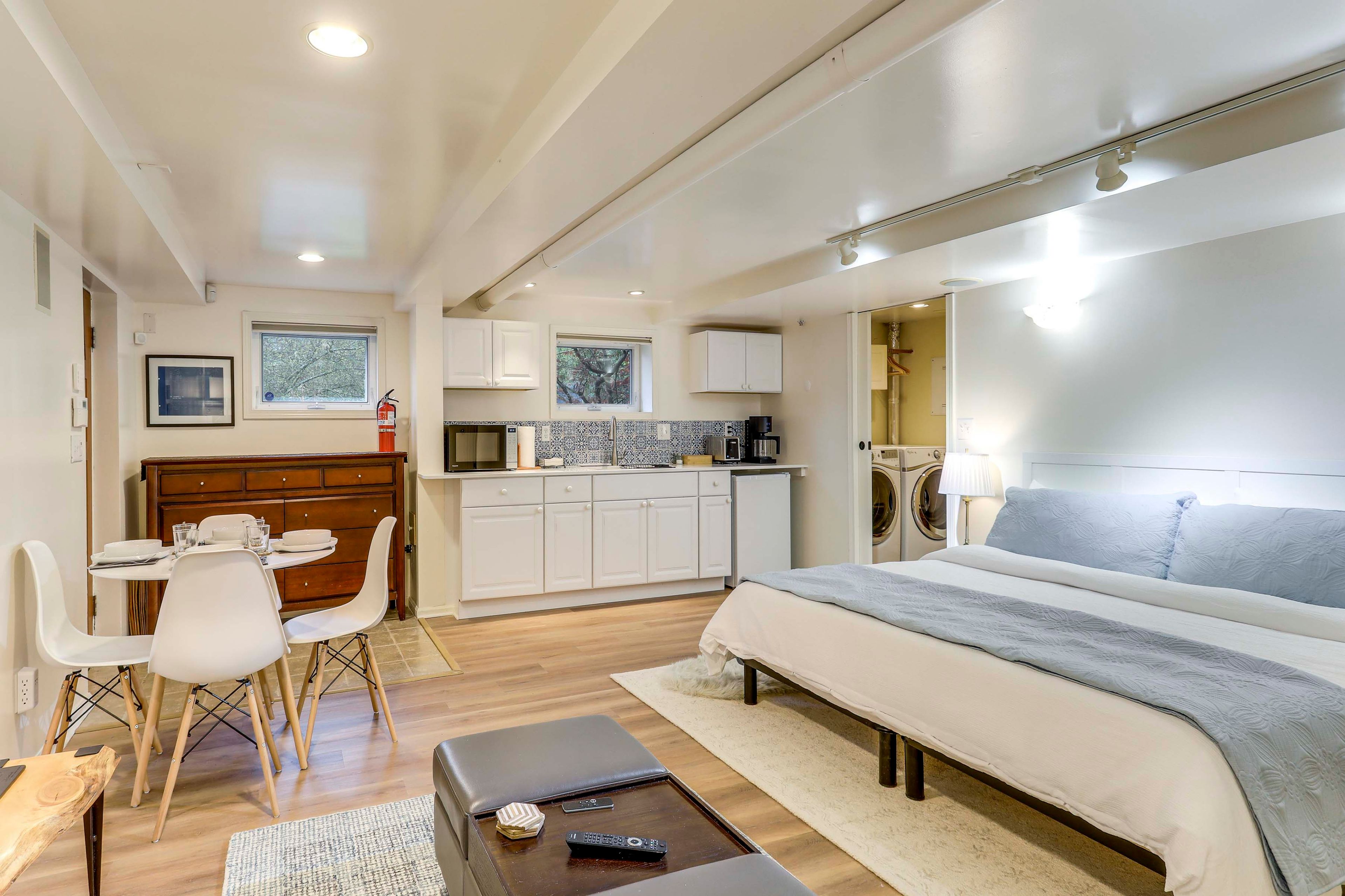 Studio Interior | King Bed | Twin Futon