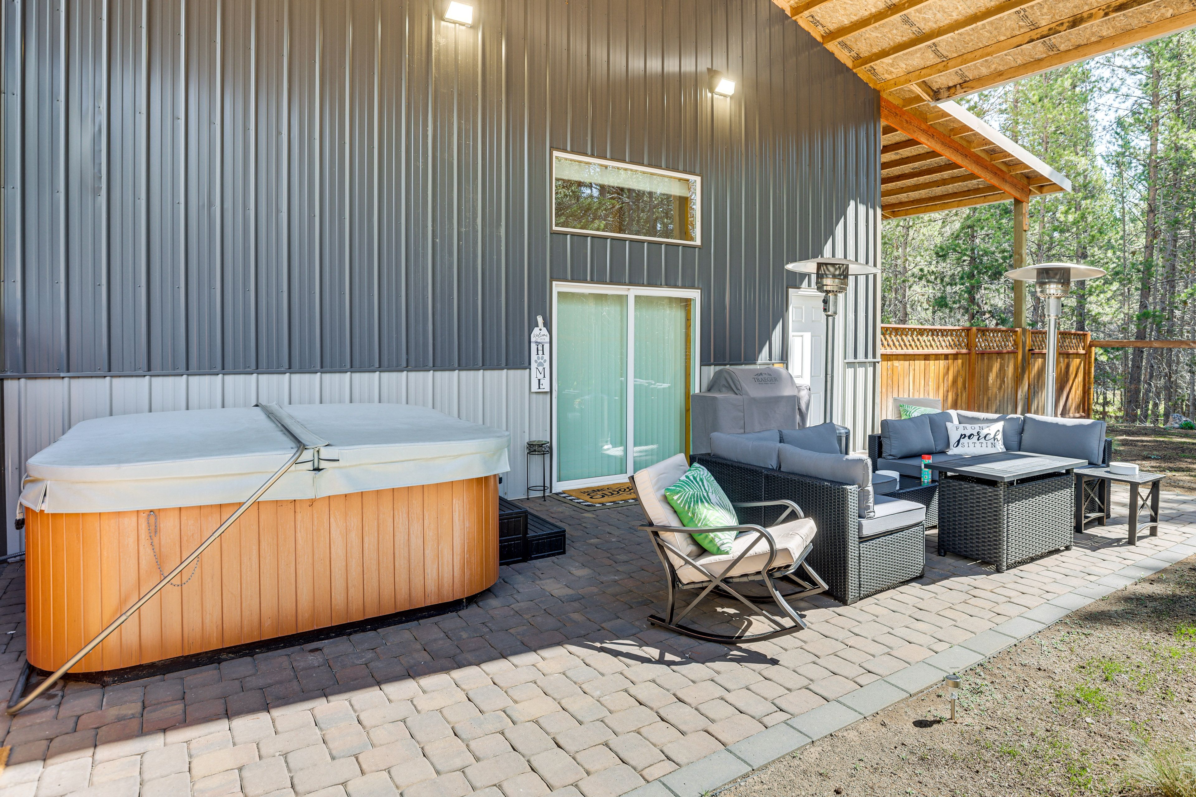 Furnished Patio | Private Hot Tub
