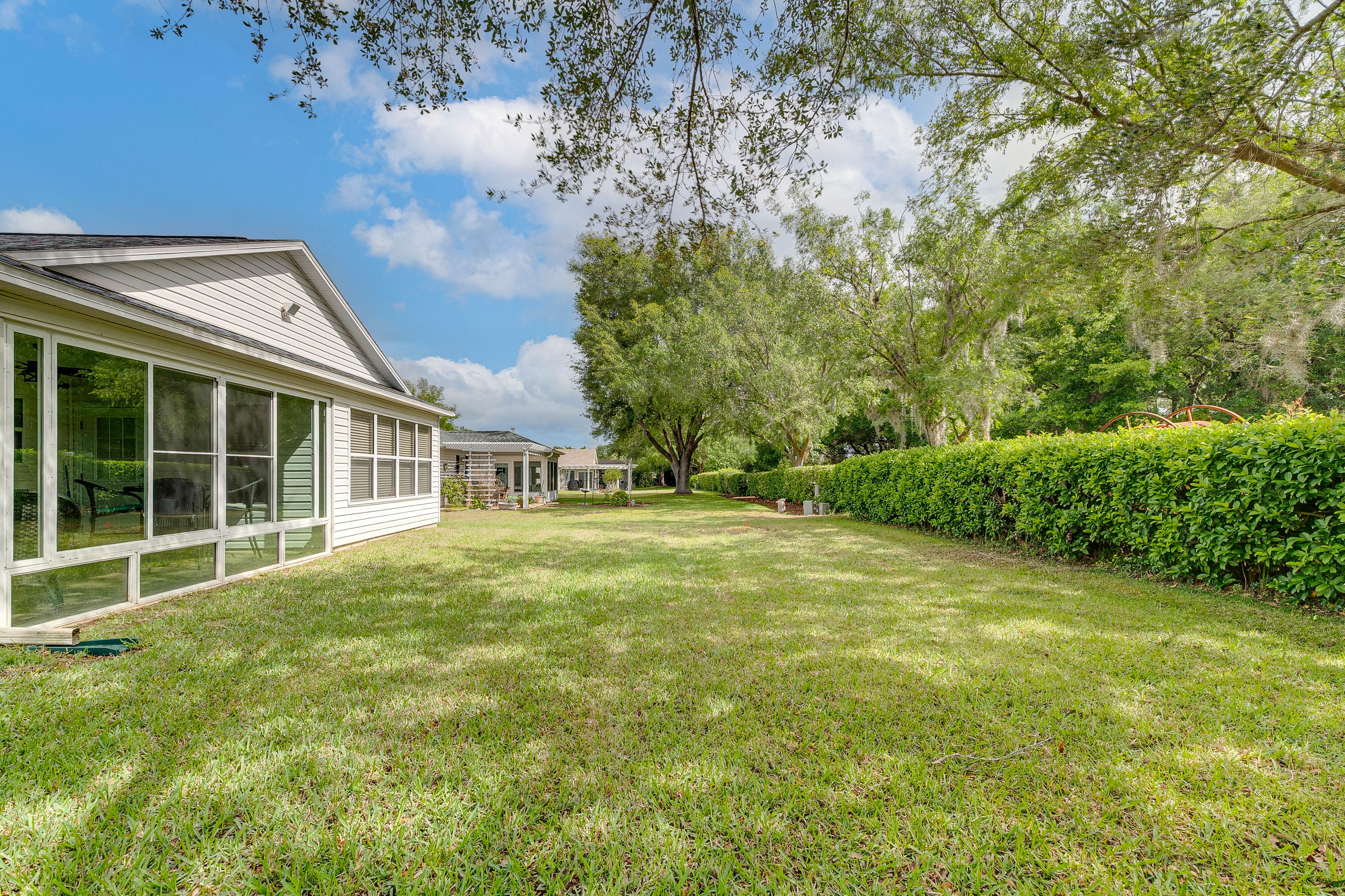 Private Backyard Area